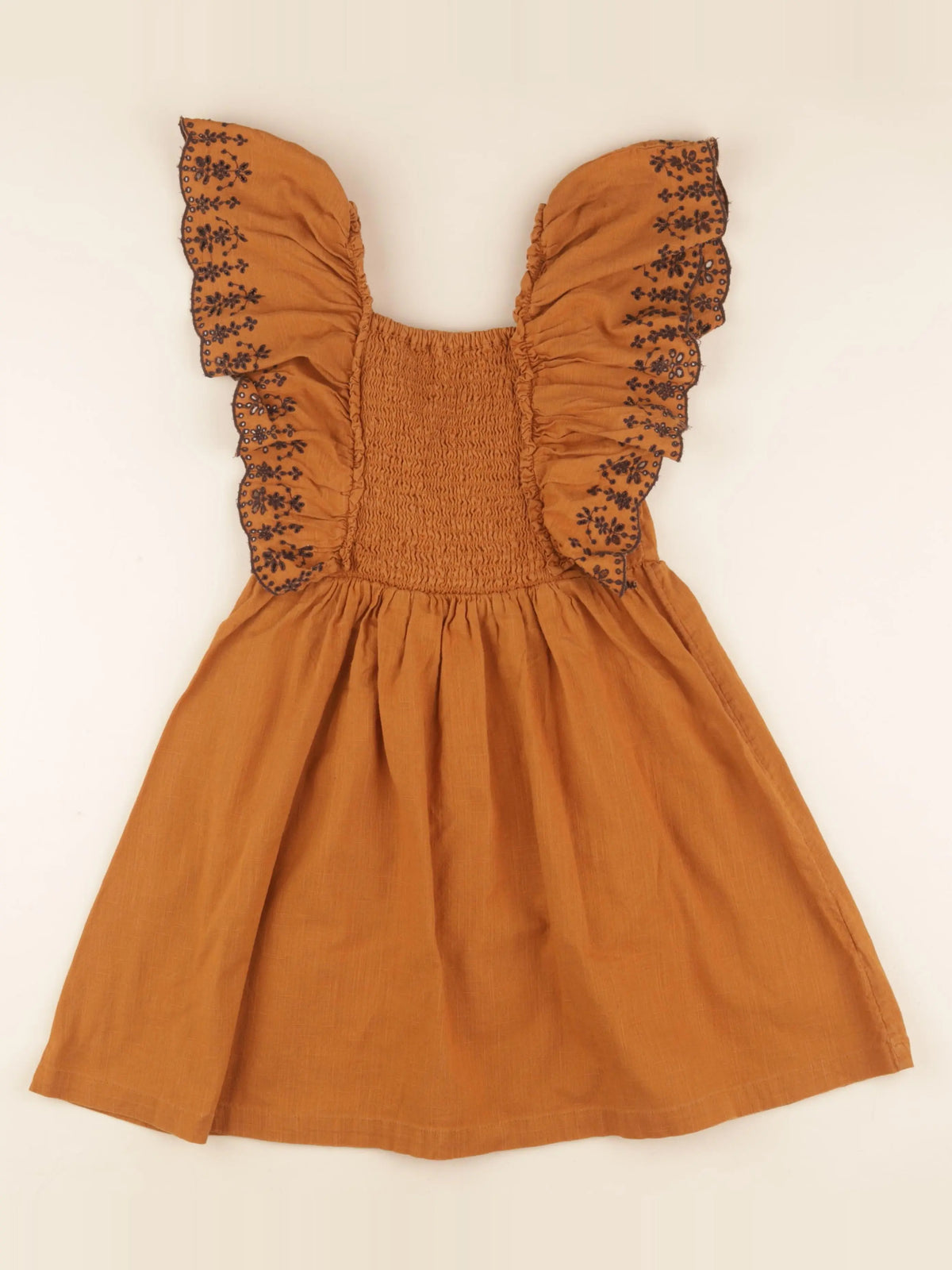 Vertbaudet - robe marron - 10 ans