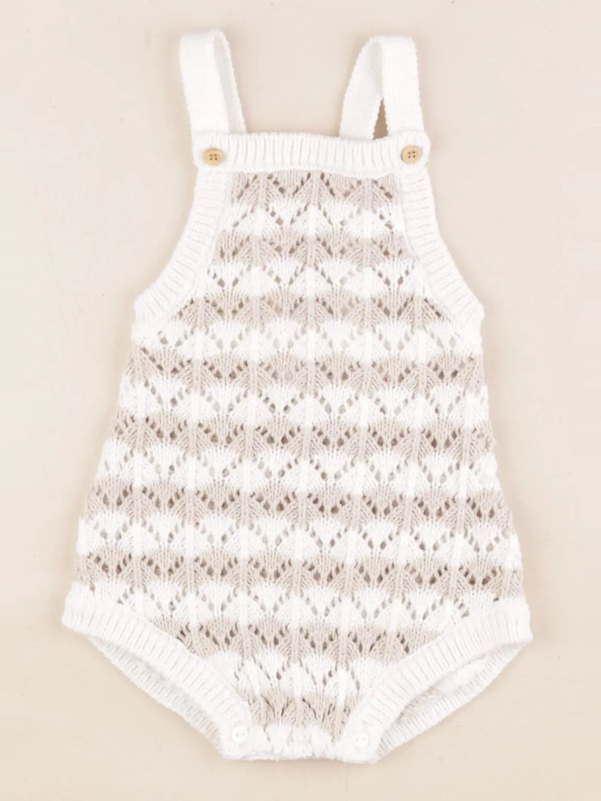Zara - salopette beige - 3/6 mois