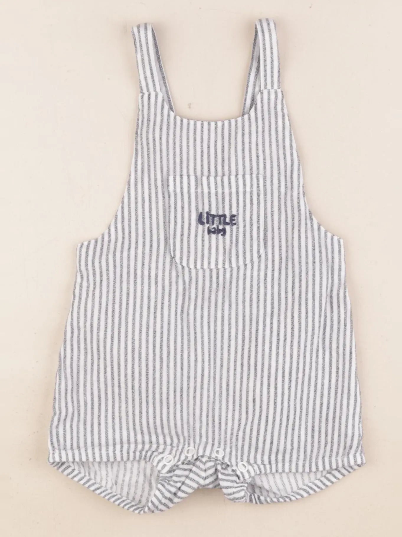 La Redoute - combinaison blanc, bleu - 6 mois