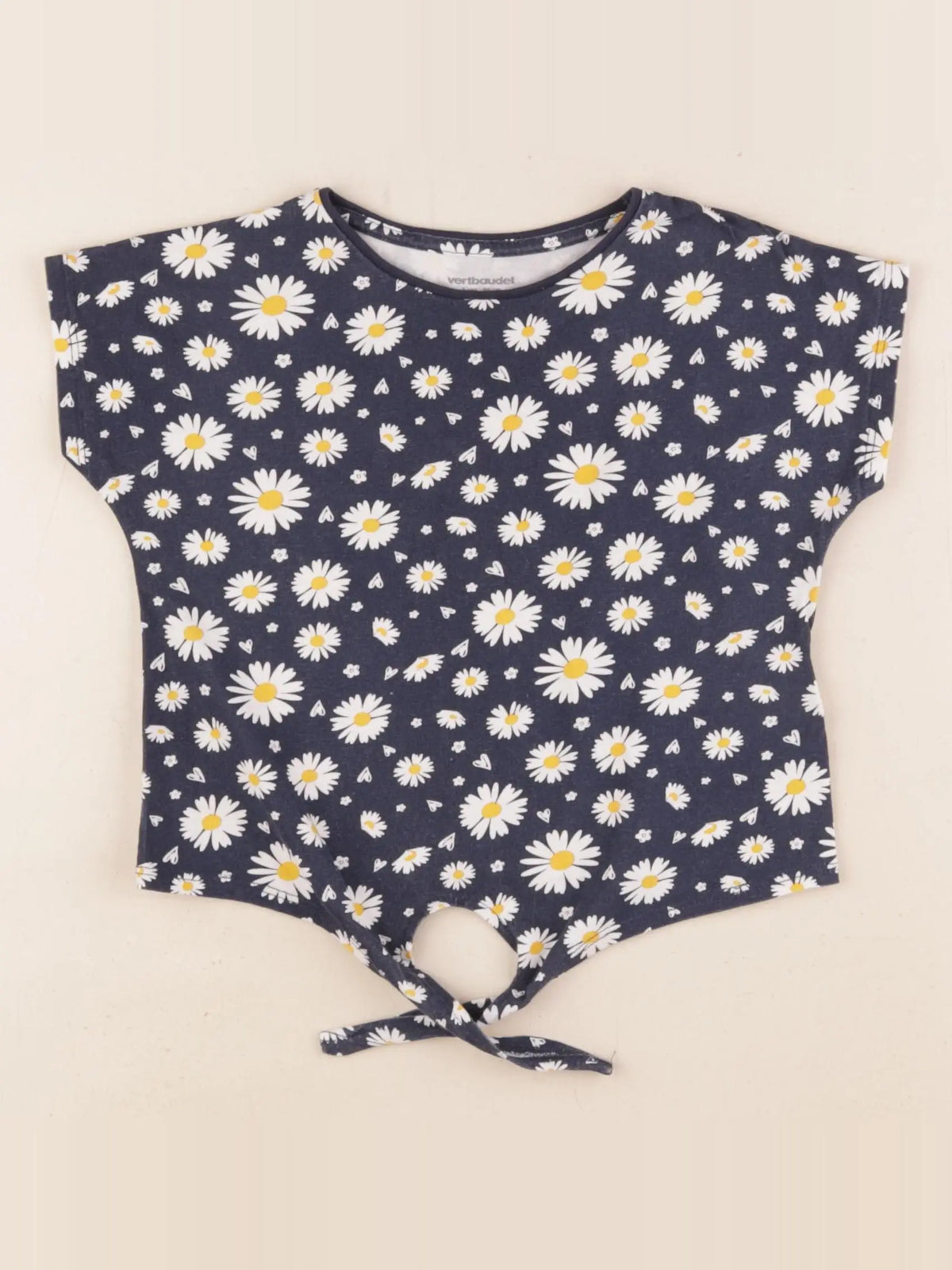 Vertbaudet - tee-shirt bleu - 2 ans