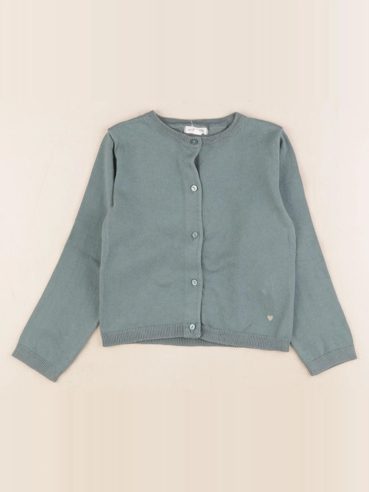 Vertbaudet - gilet vert - 4 ans