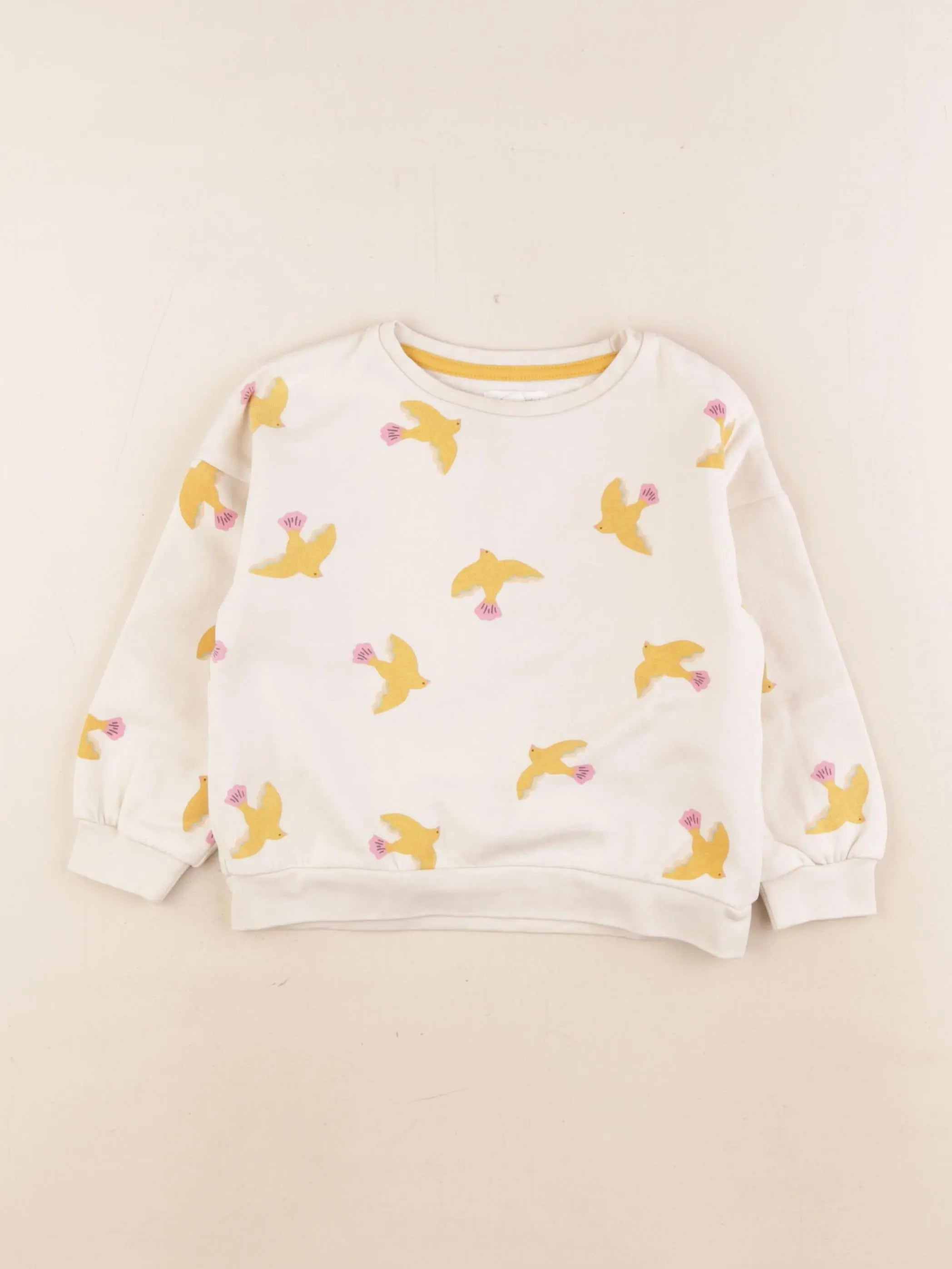 Vertbaudet - sweat beige - 3 ans