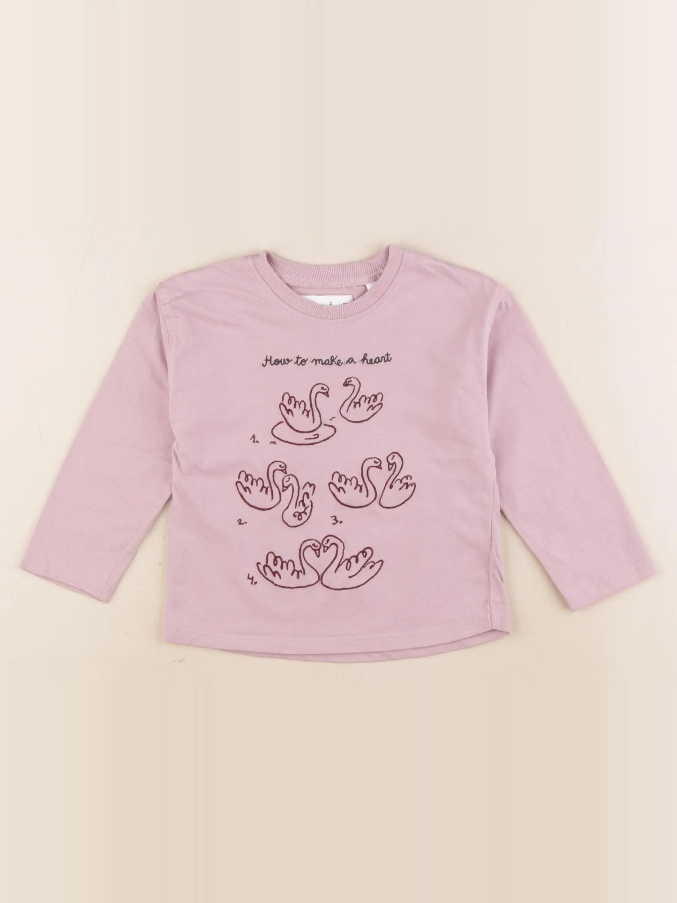 Zara - tee-shirt violet - 2 ans