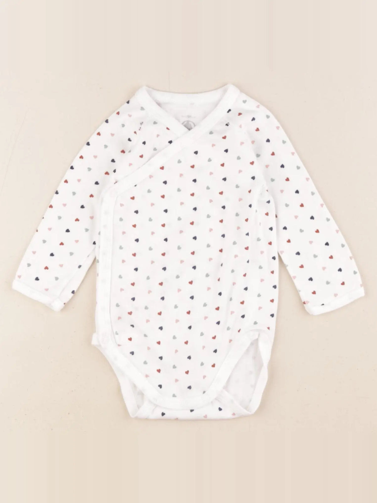 Petit Bateau - body blanc - 6 mois