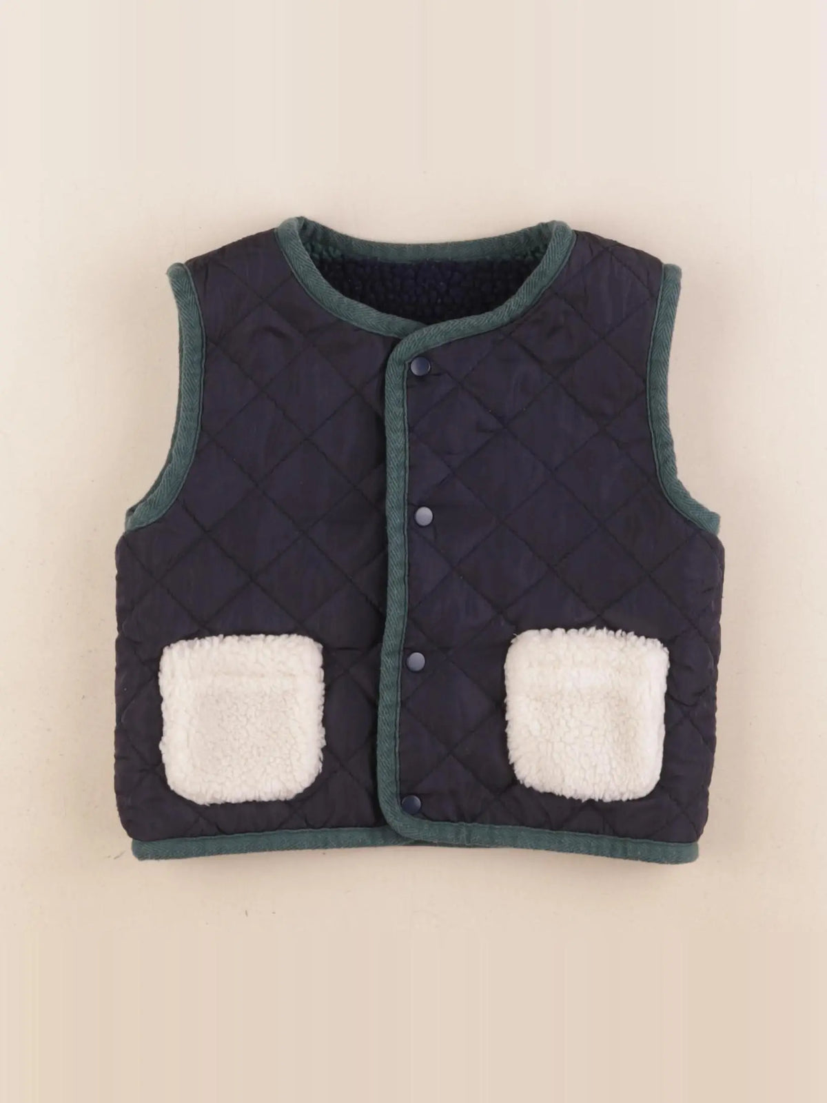 Boutchou - doudoune réversible bleu - 36 mois