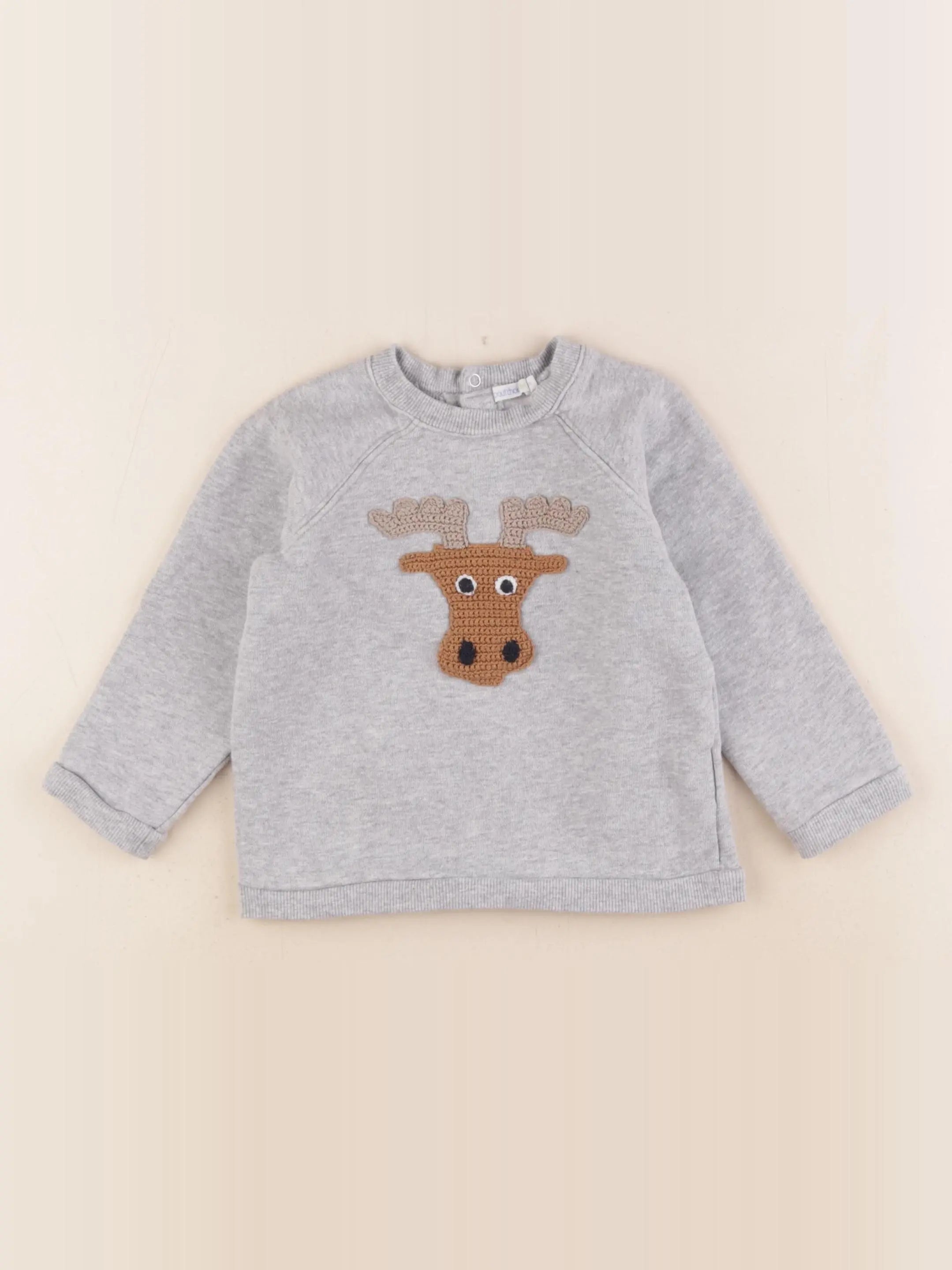 Boutchou - sweat gris - 36 mois
