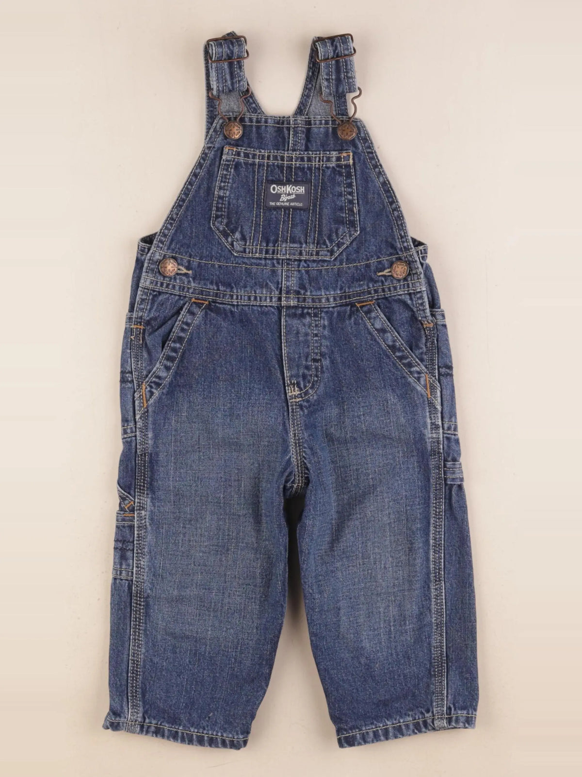Oshkosh - salopette bleu - 12 mois