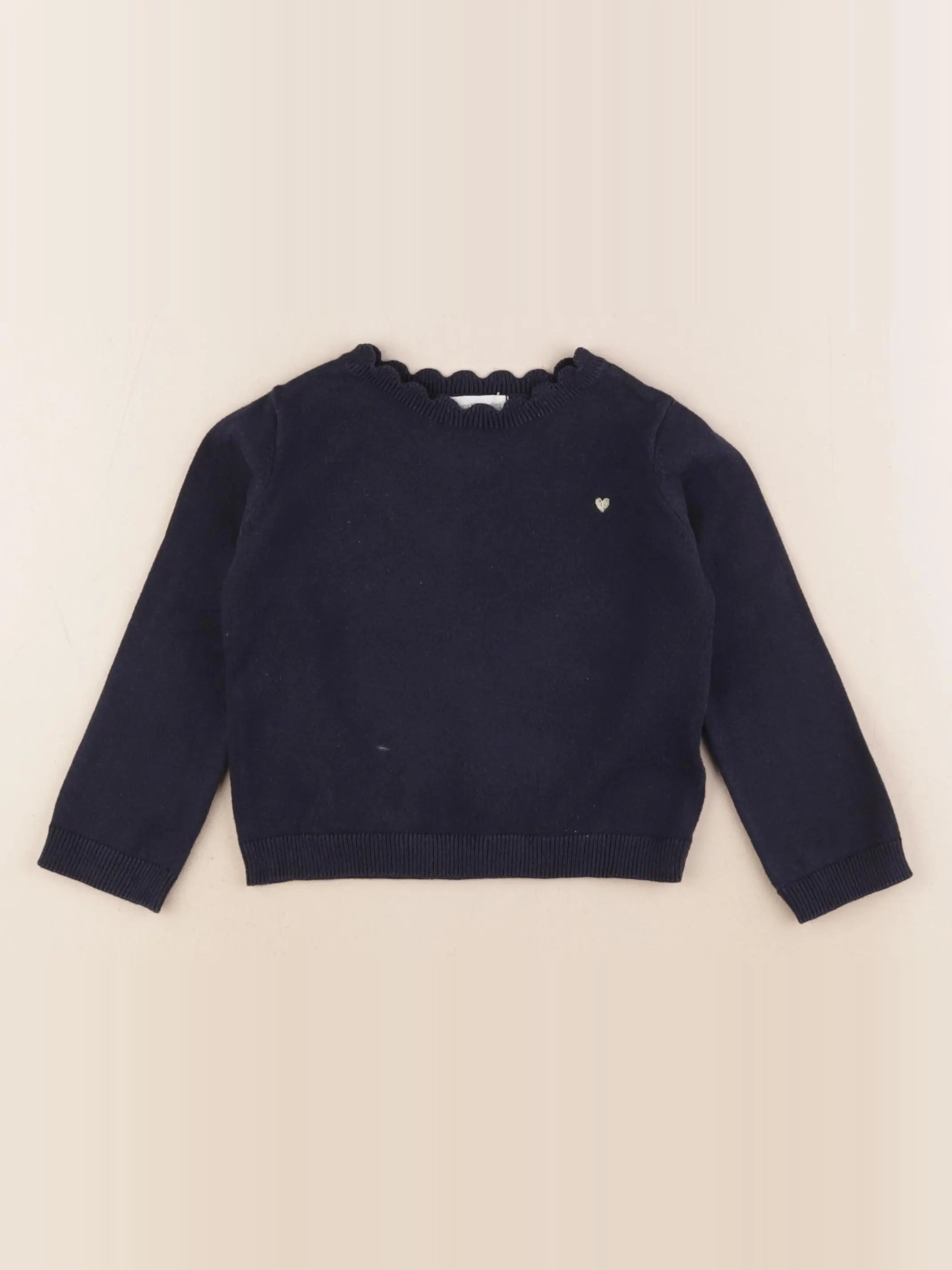 Vertbaudet - pull bleu - 2 ans