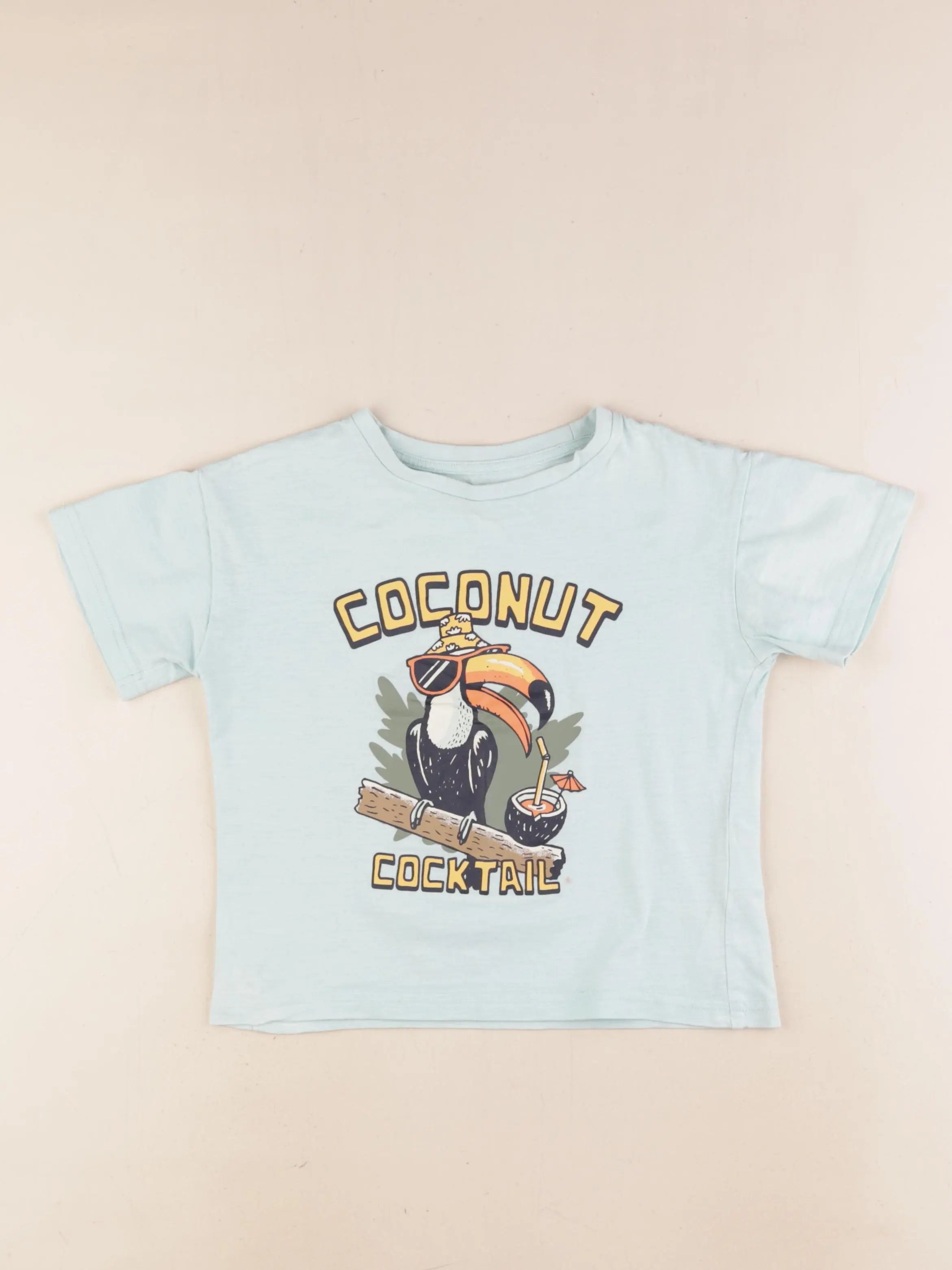 Vertbaudet - tee-shirt bleu - 5 ans