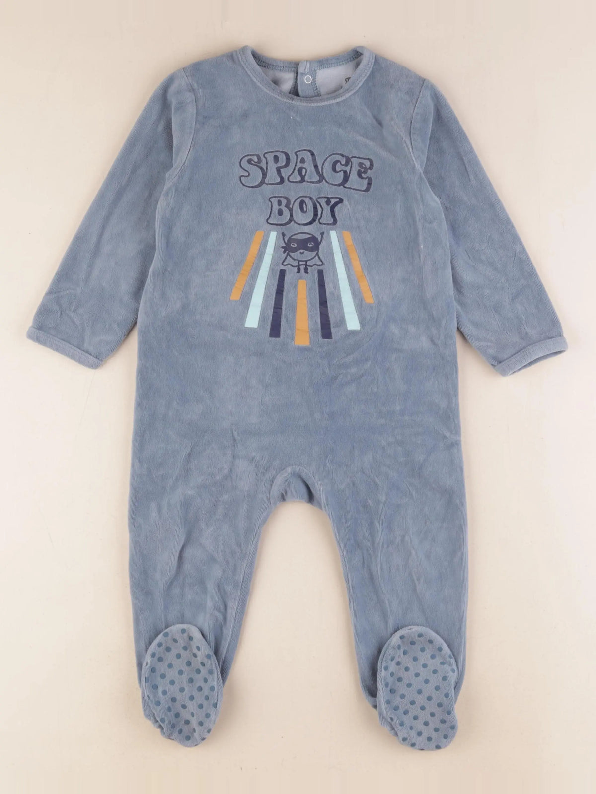 La Redoute - pyjama velours bleu - 2 ans