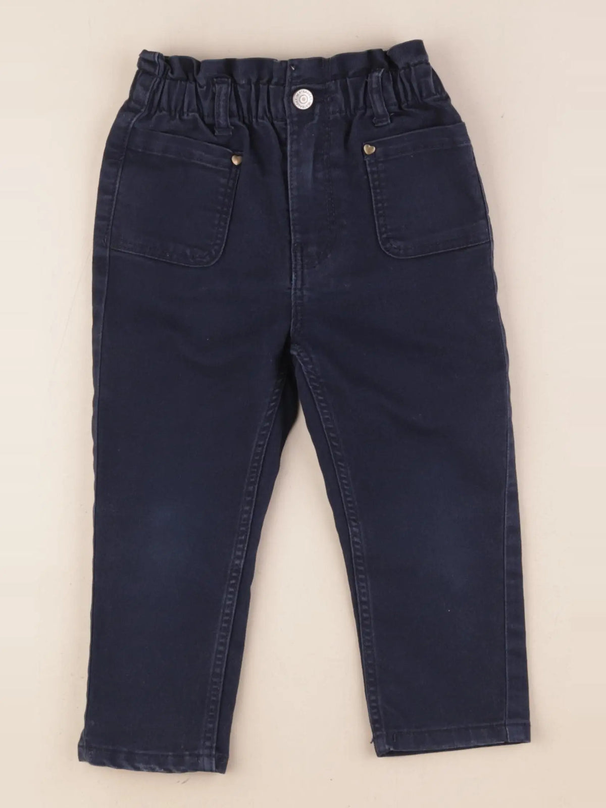 Vertbaudet - pantalon bleu - 3 ans