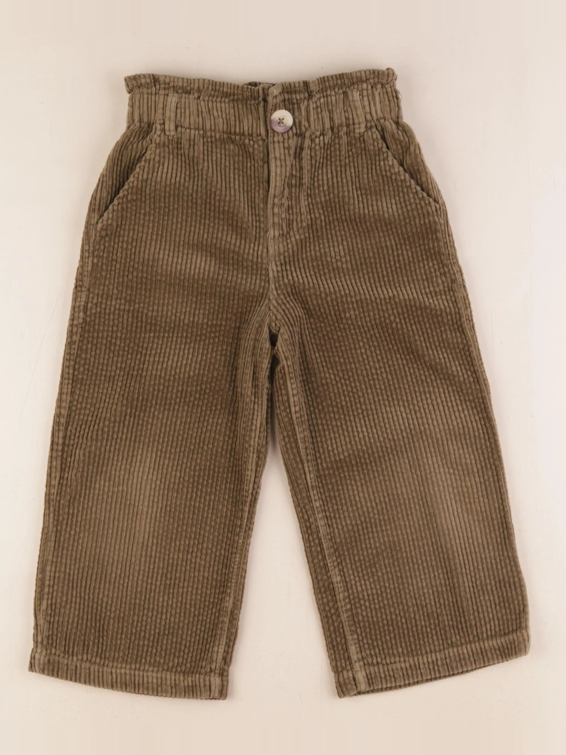 Vertbaudet - pantalon marron - 4 ans