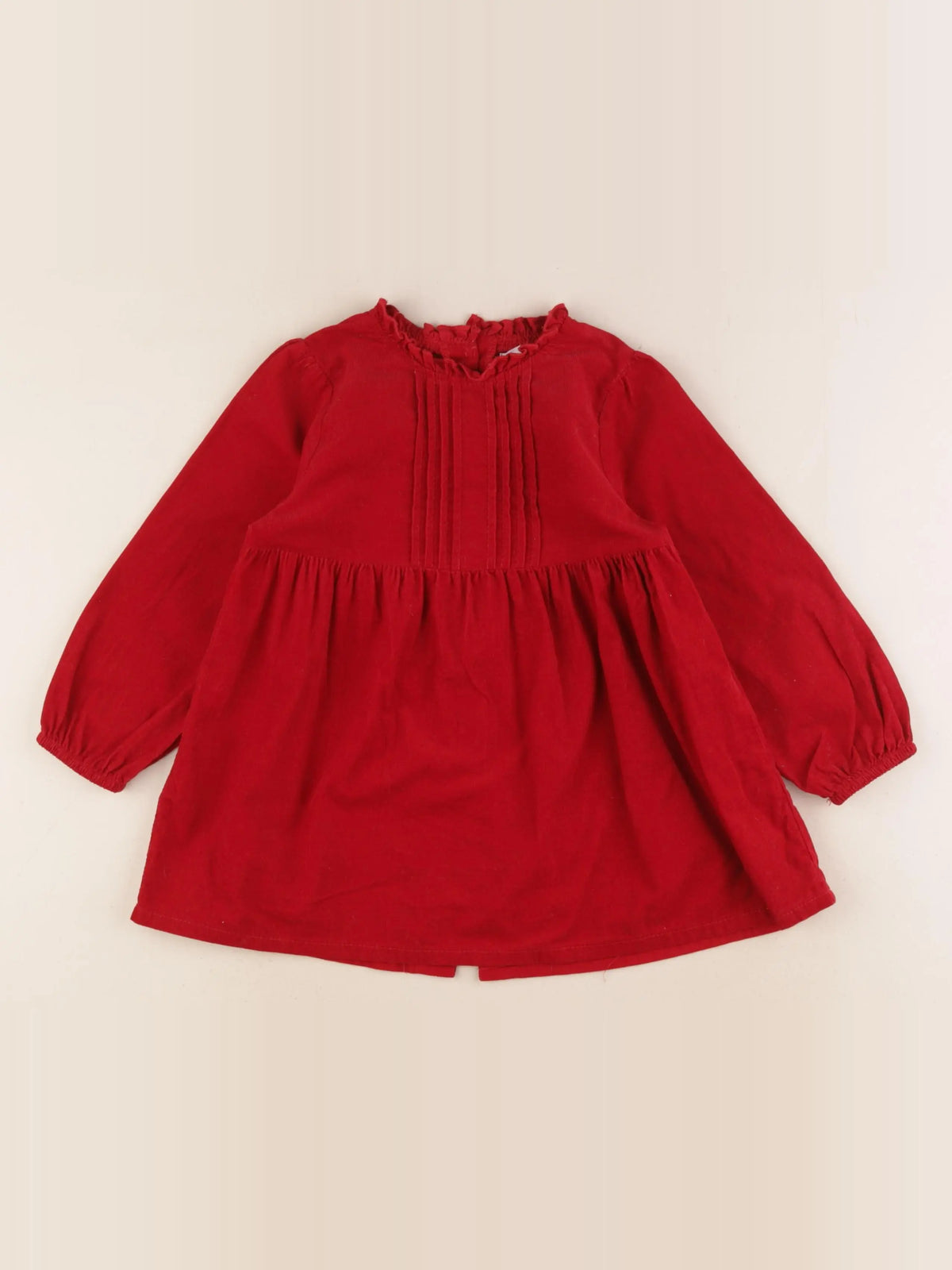 Vertbaudet - robe rouge - 36 mois