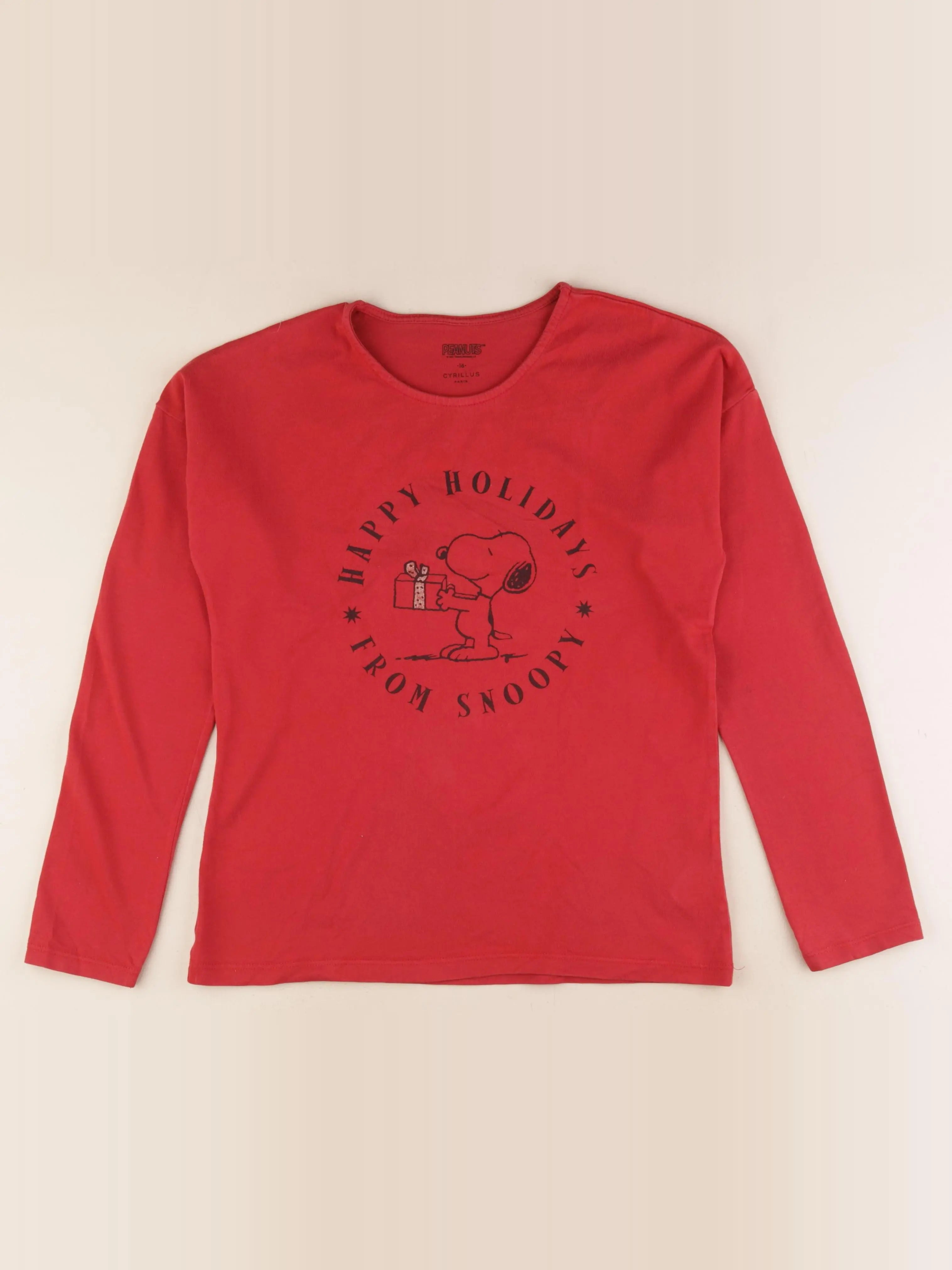 Cyrillus - tee-shirt rouge - 16 ans