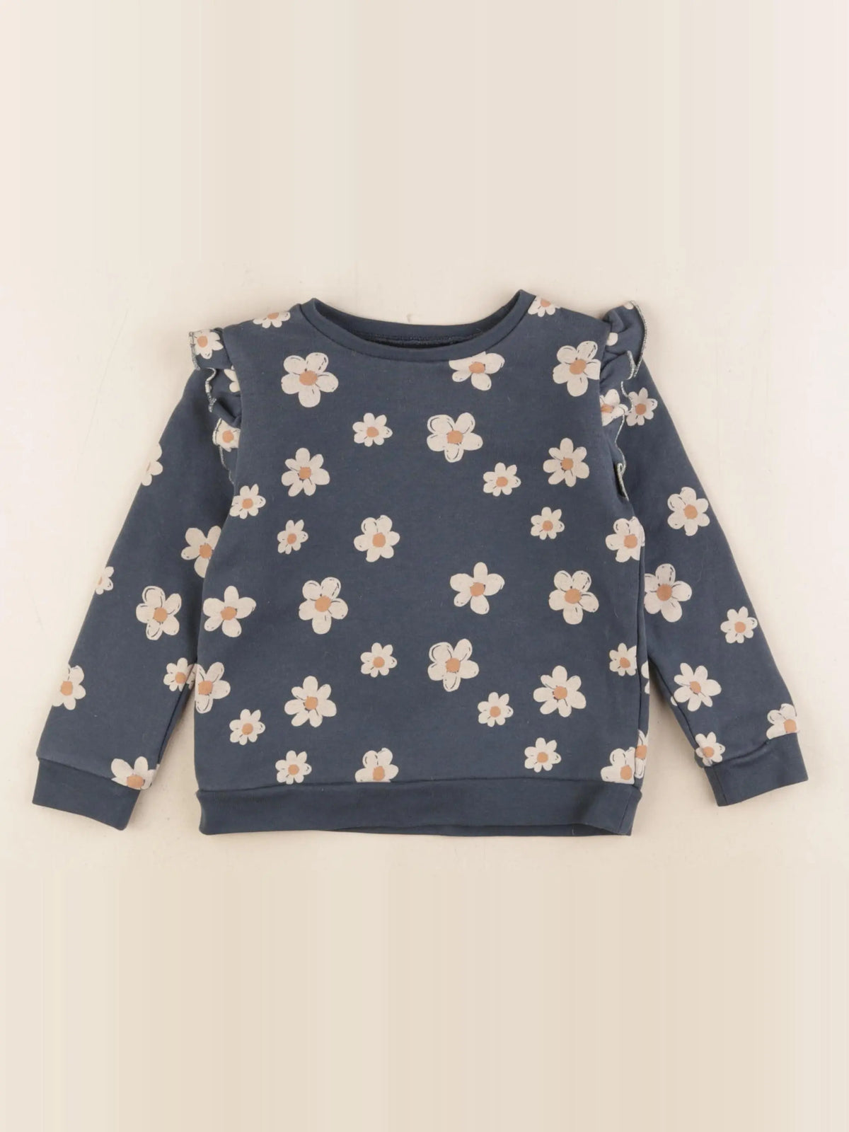 Vertbaudet - sweat bleu - 3 ans