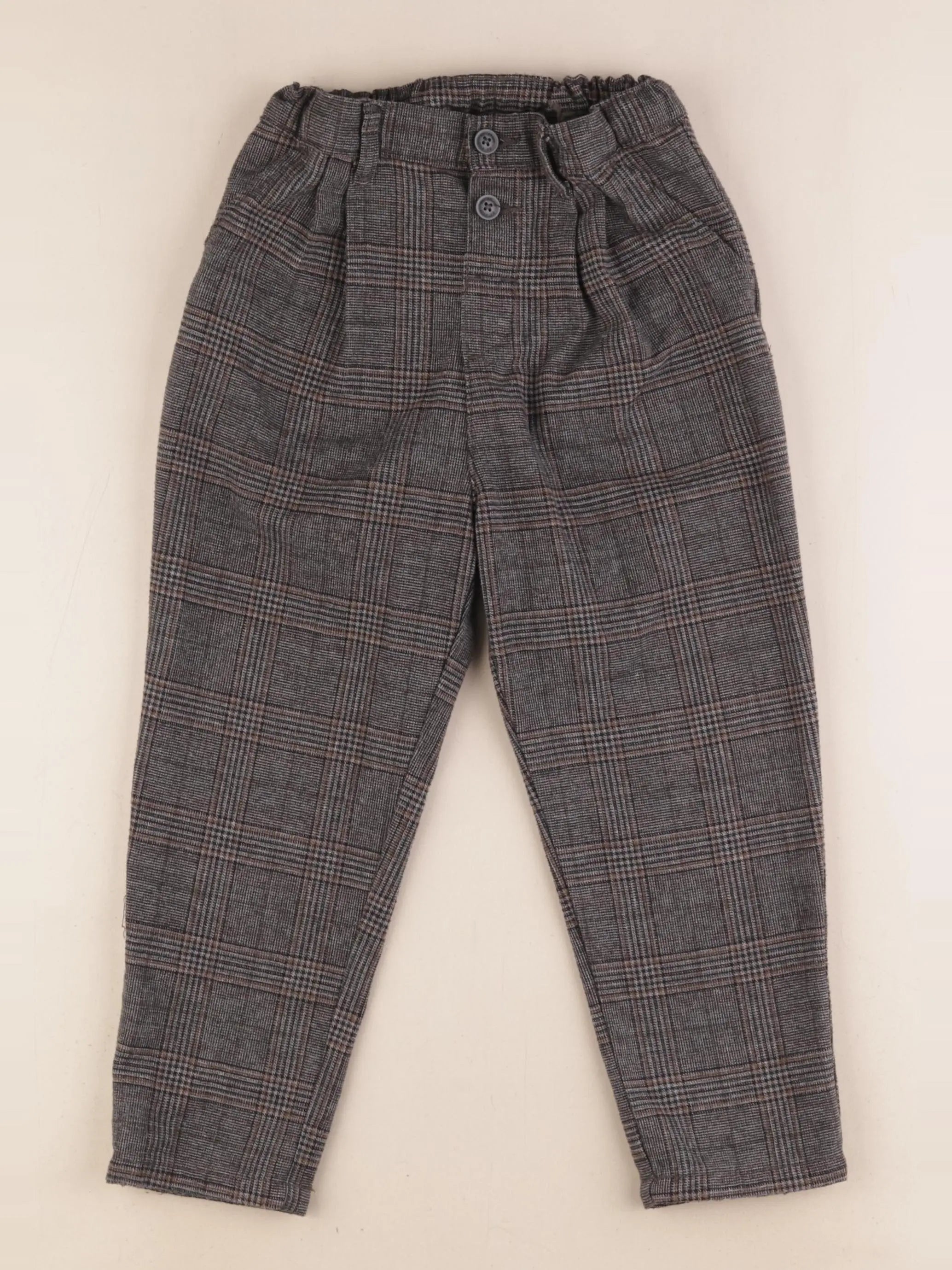 H&M - pantalon marron - 3/4 ans