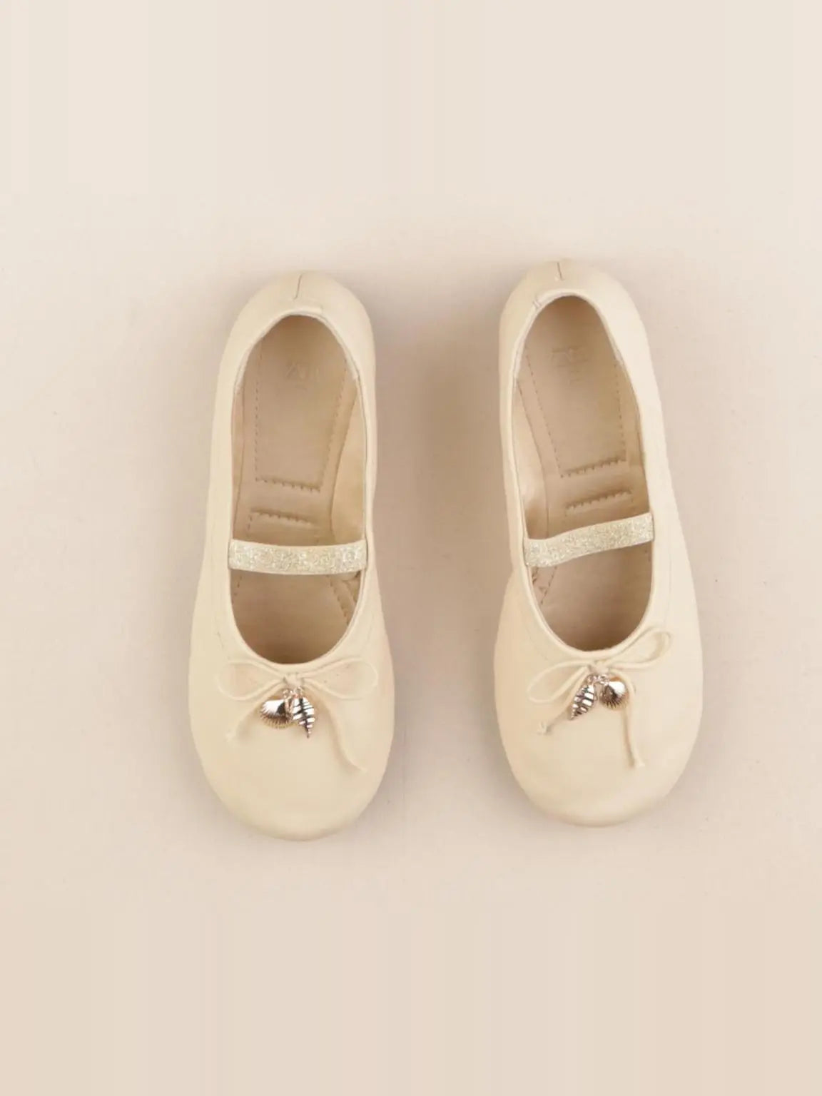 Zara - ballerines beige - pointure 30