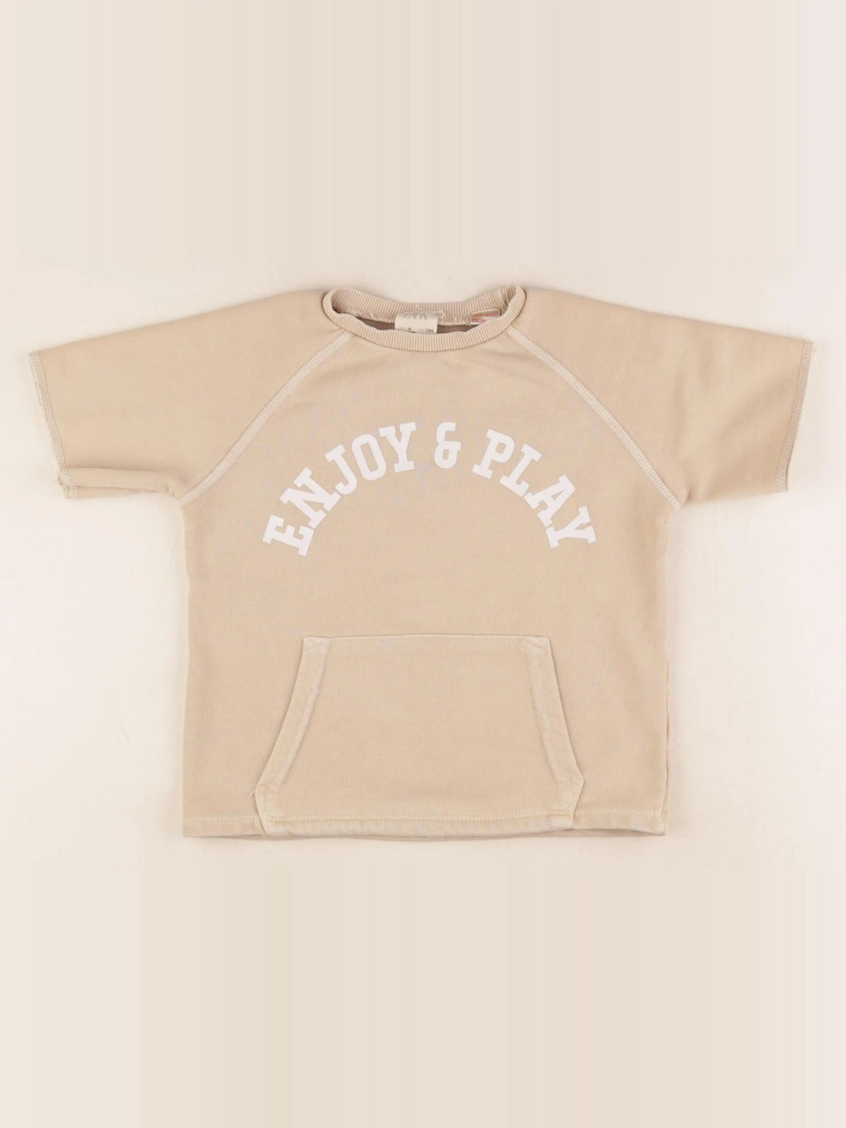 Zara - tee-shirt marron - 4 ans