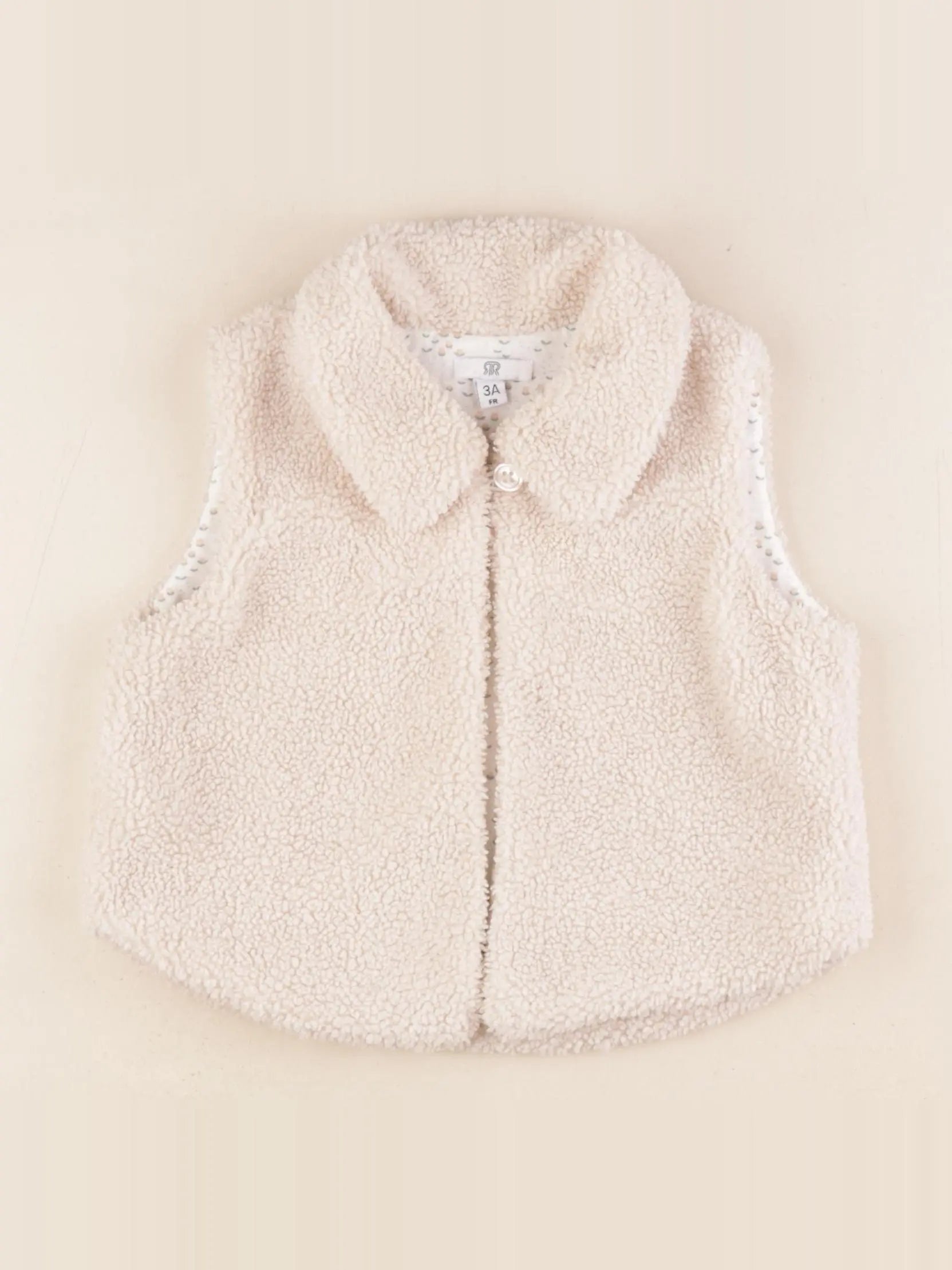 La Redoute - gilet beige - 3 ans
