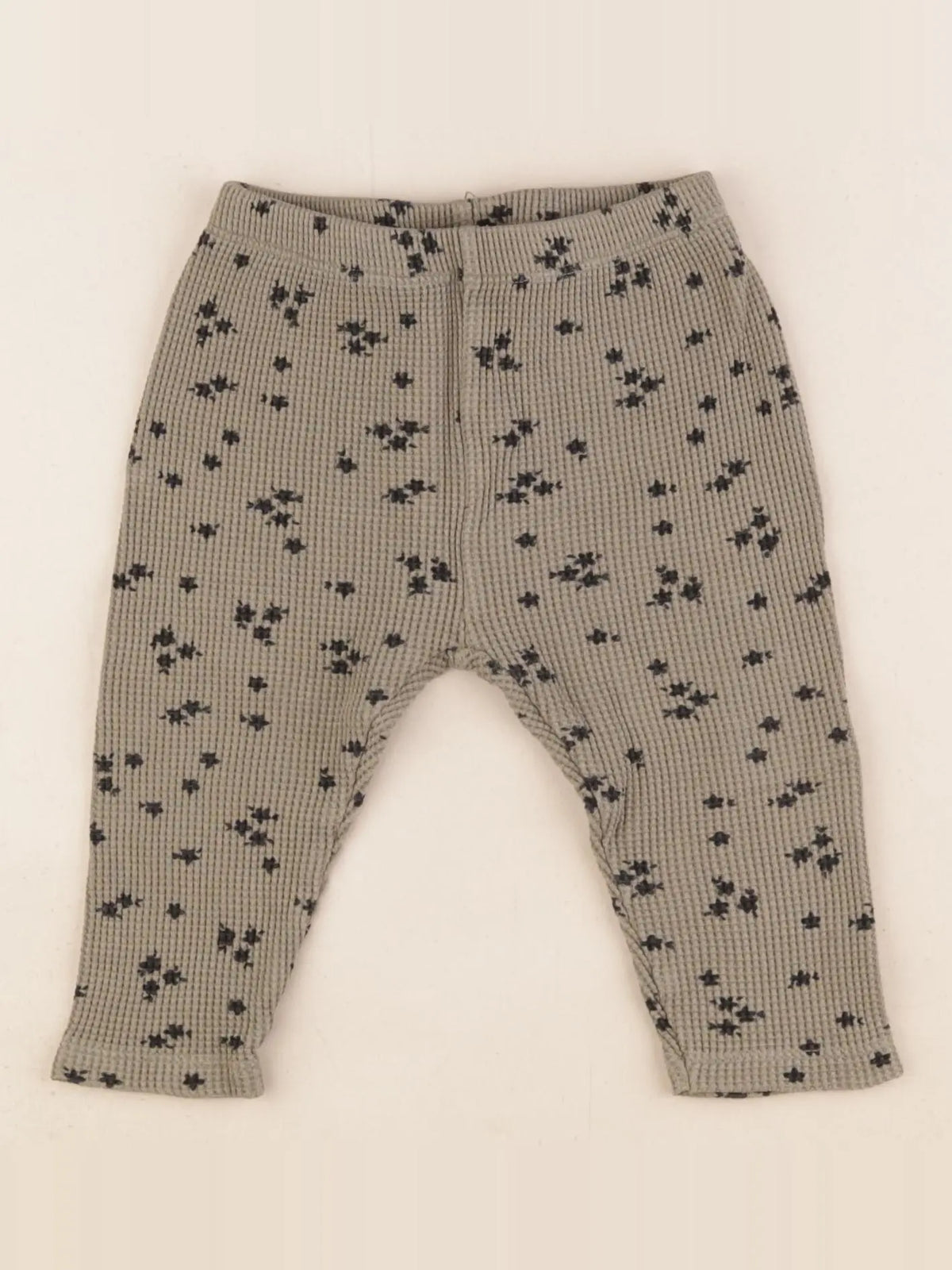 Zara - legging vert - 6/9 mois