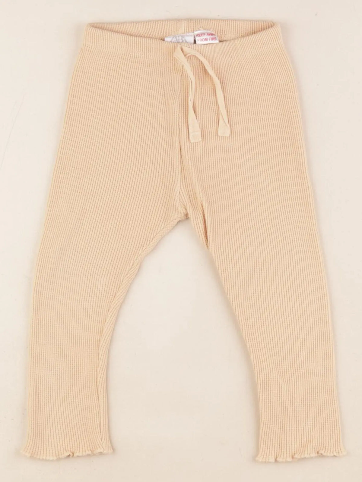Zara - legging orange - 12/18 mois