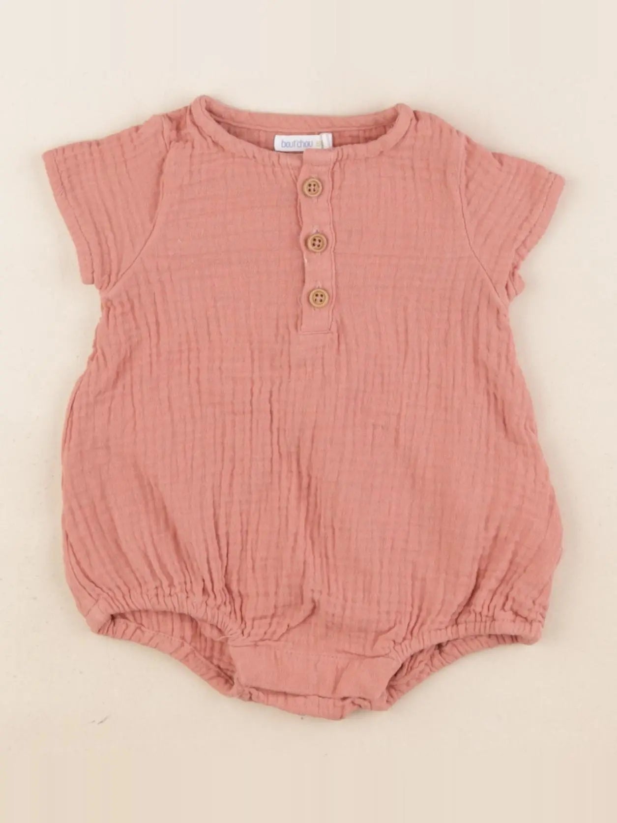 Boutchou - combinaison rose - 1 mois
