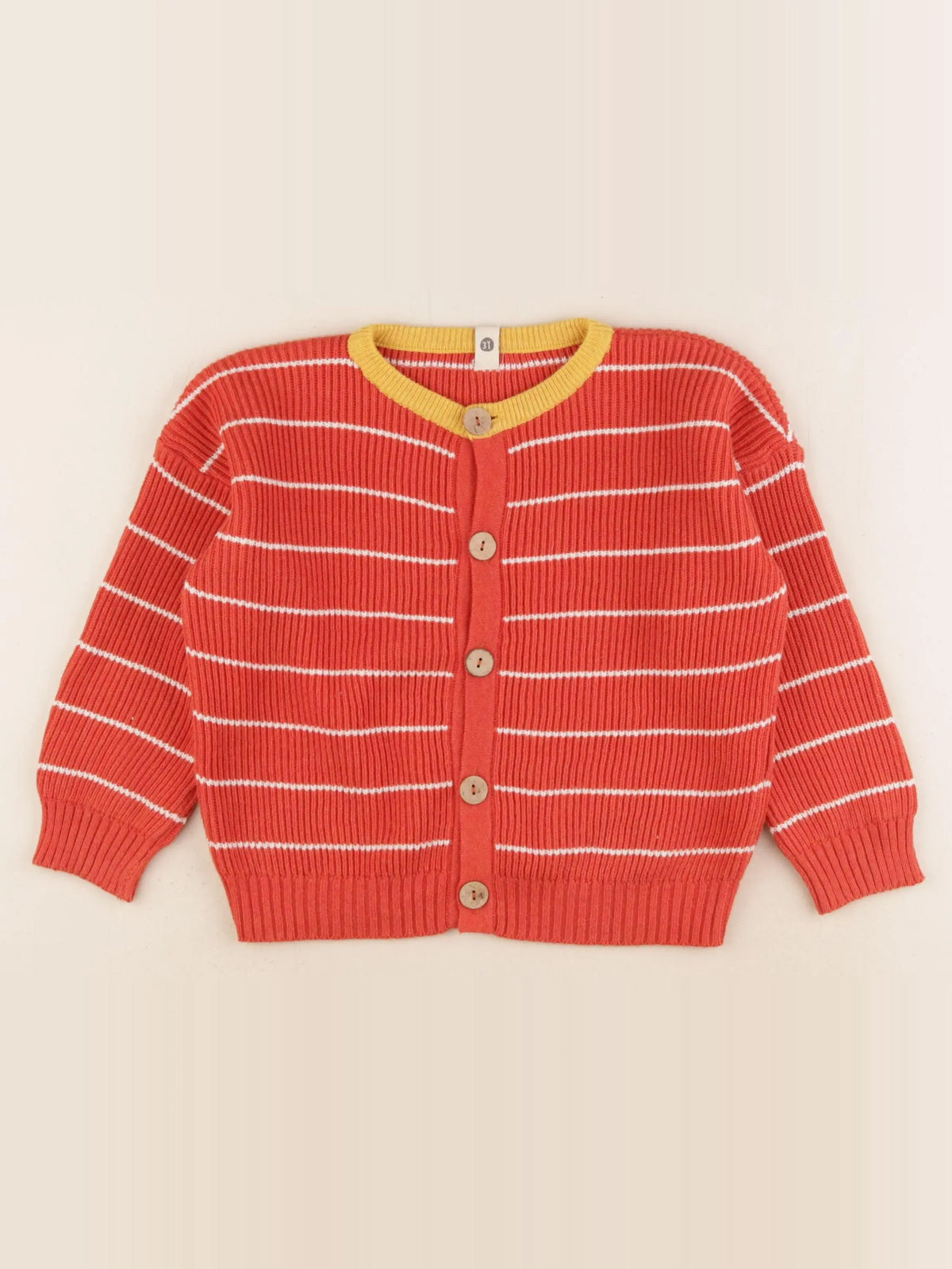 Bayiri - gilet orange - 3 ans