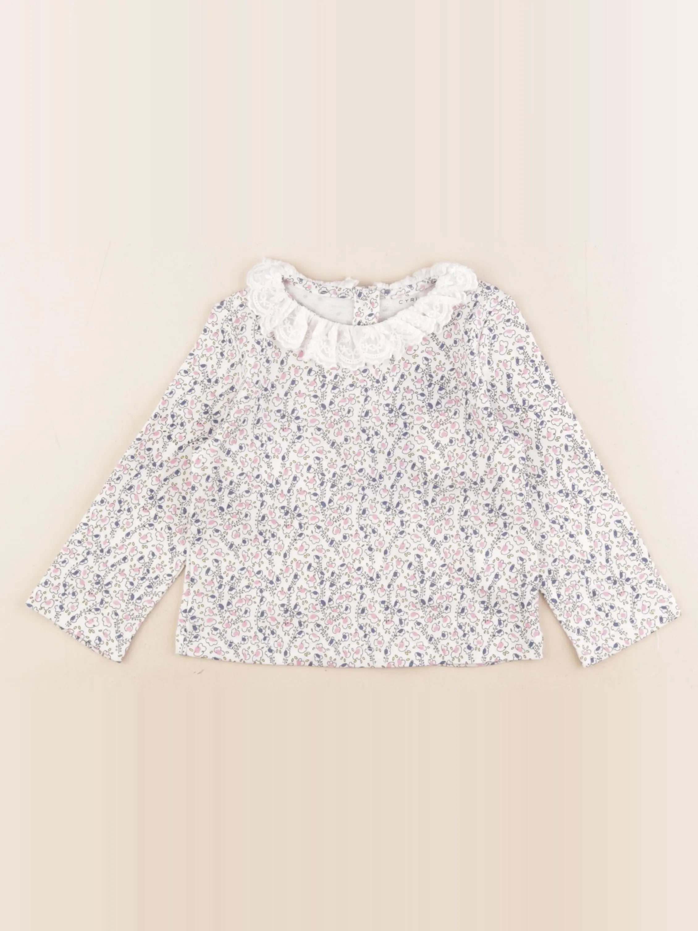 Cyrillus - tee-shirt blanc - 24 mois
