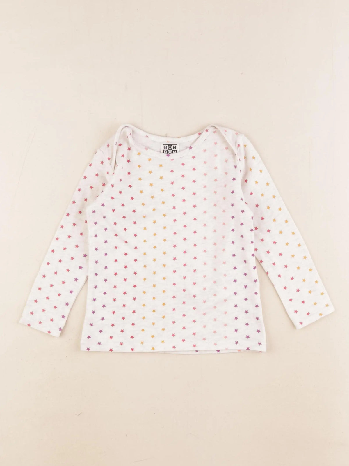 Bonton - tee-shirt beige - 18 mois