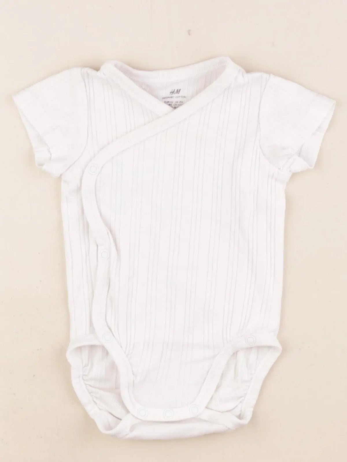 H&M - body blanc - 2/4 mois