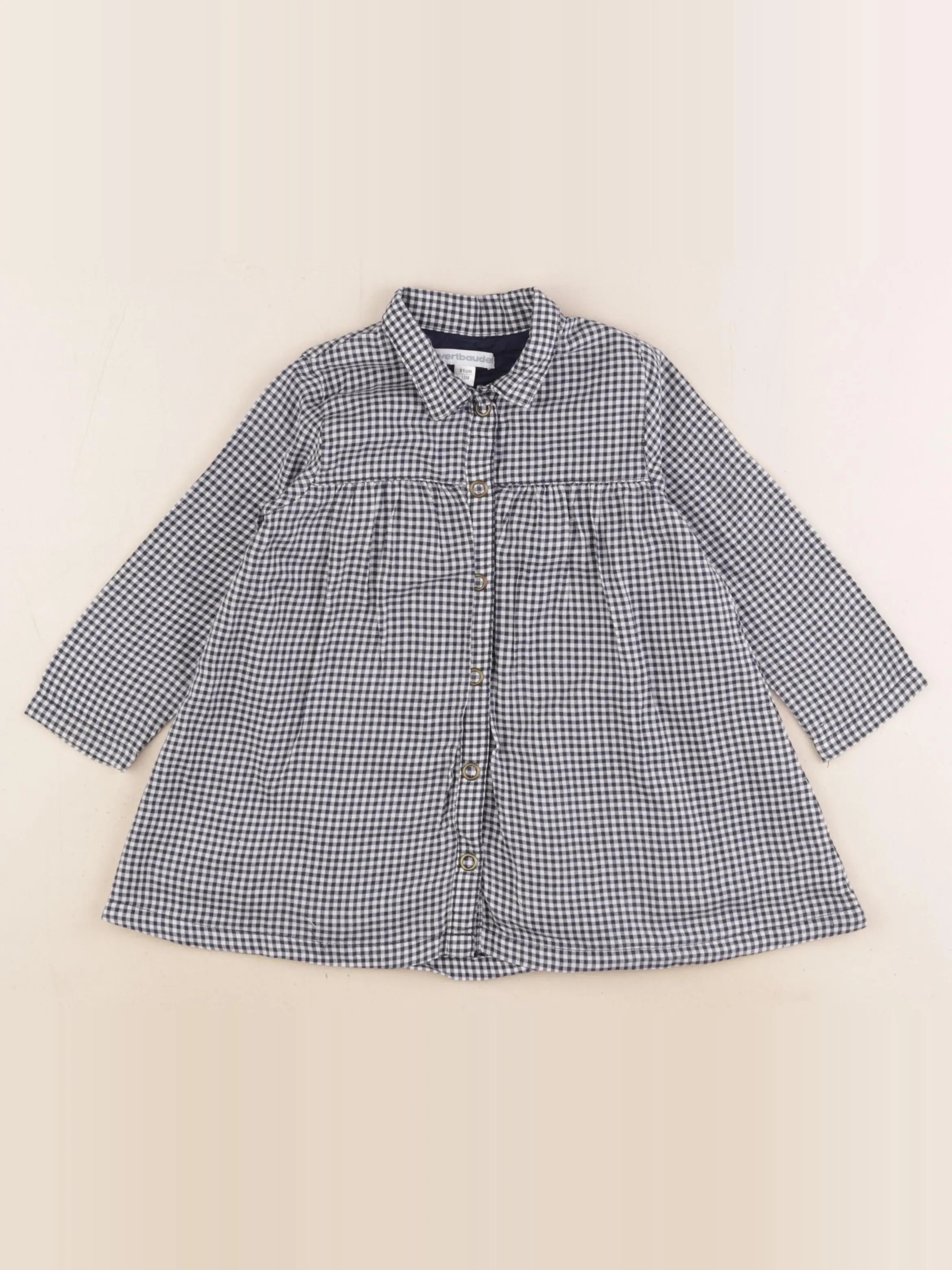 Vertbaudet - robe bleu - 18 mois