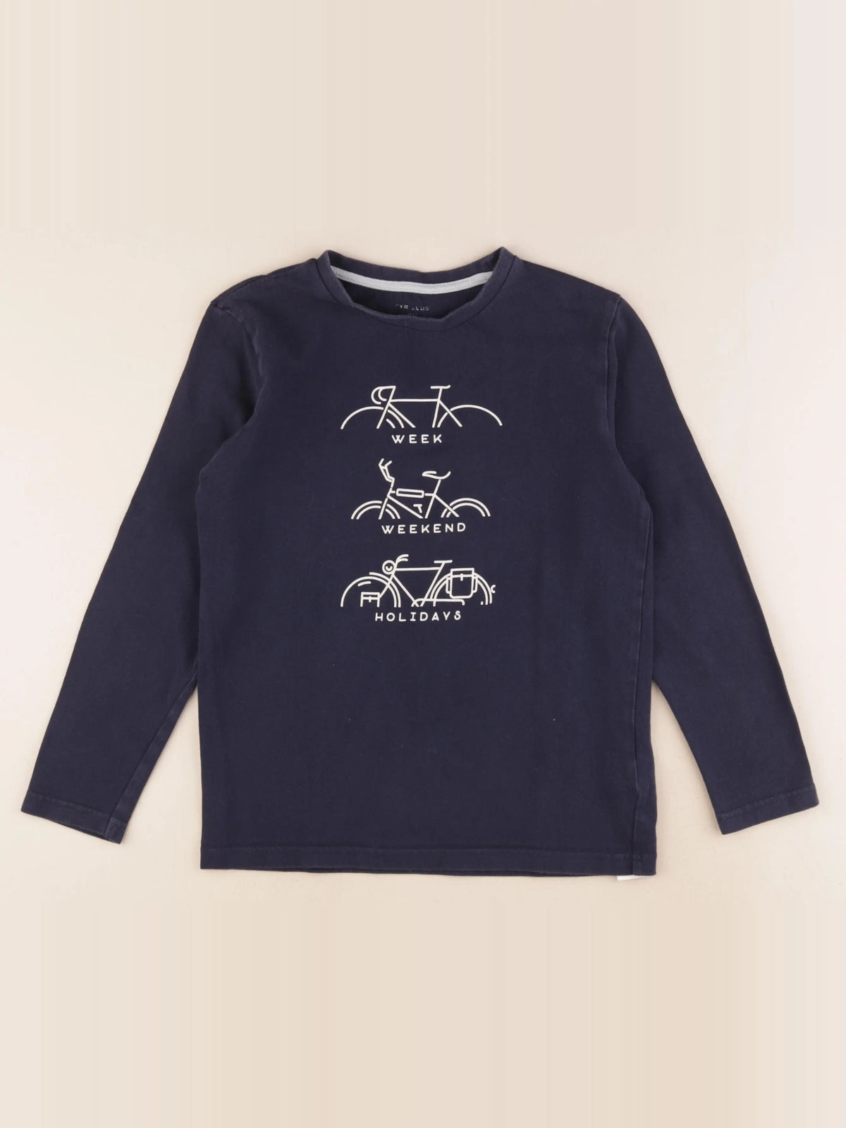 Cyrillus - tee-shirt bleu - 10 ans