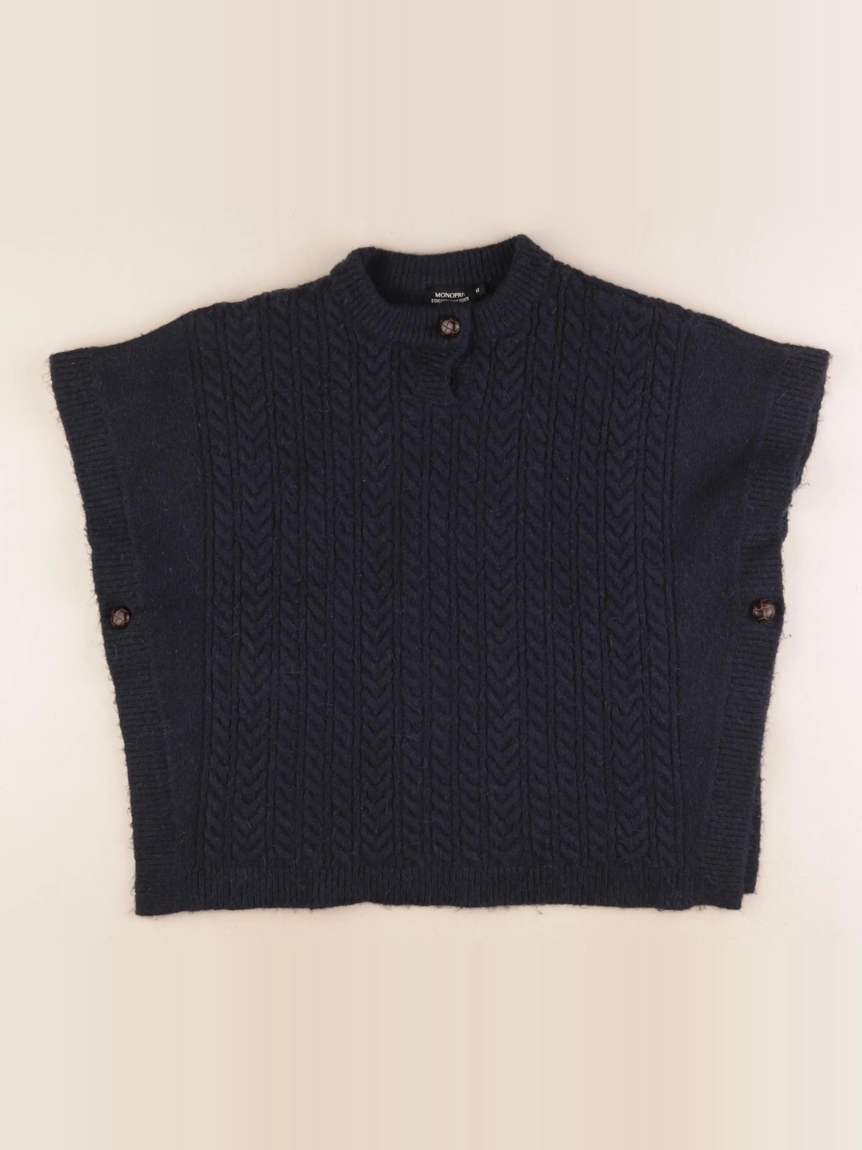 Monoprix - pull bleu - 12 ans