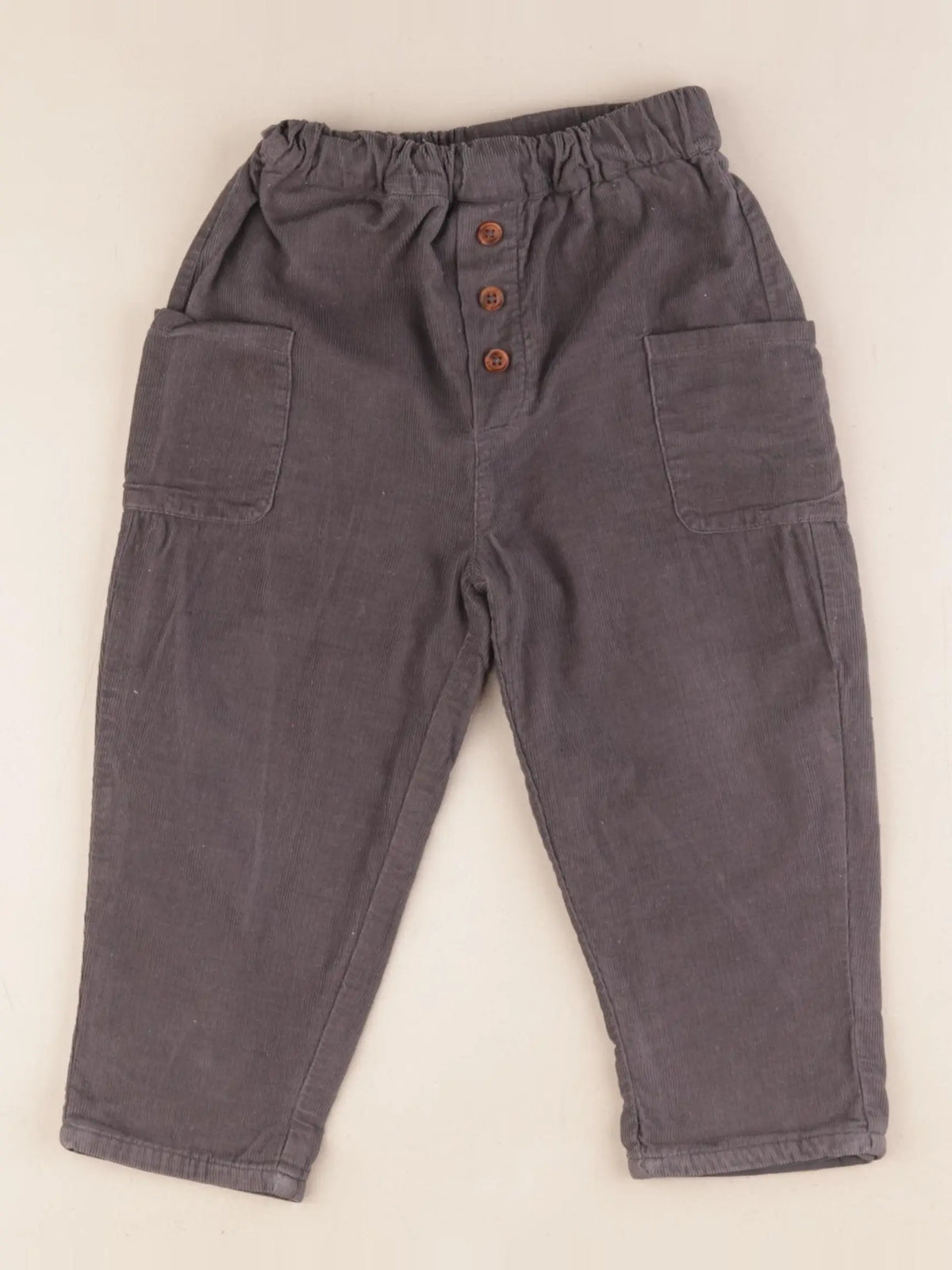 Vertbaudet - pantalon gris - 24 mois