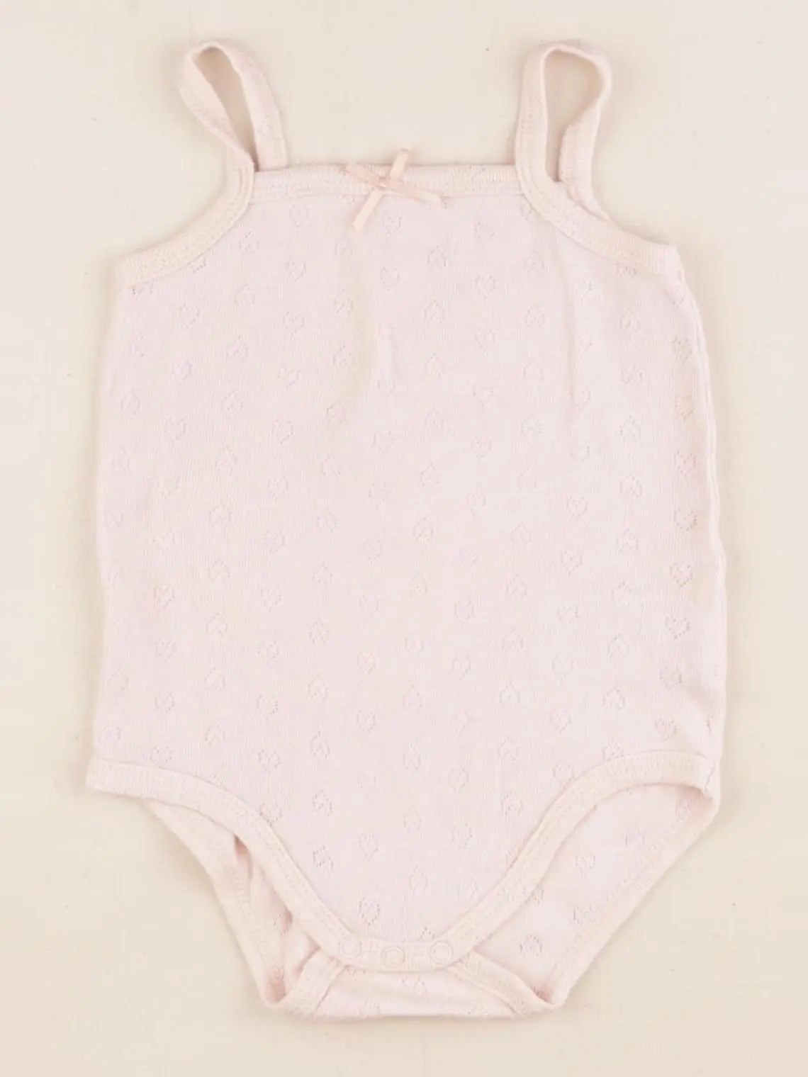 Vertbaudet - body rose - 9 mois
