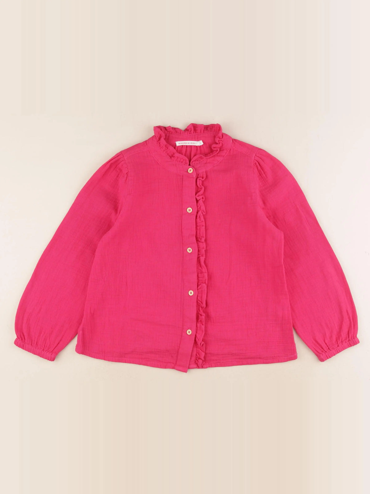 Monoprix - blouse rose - 6 ans