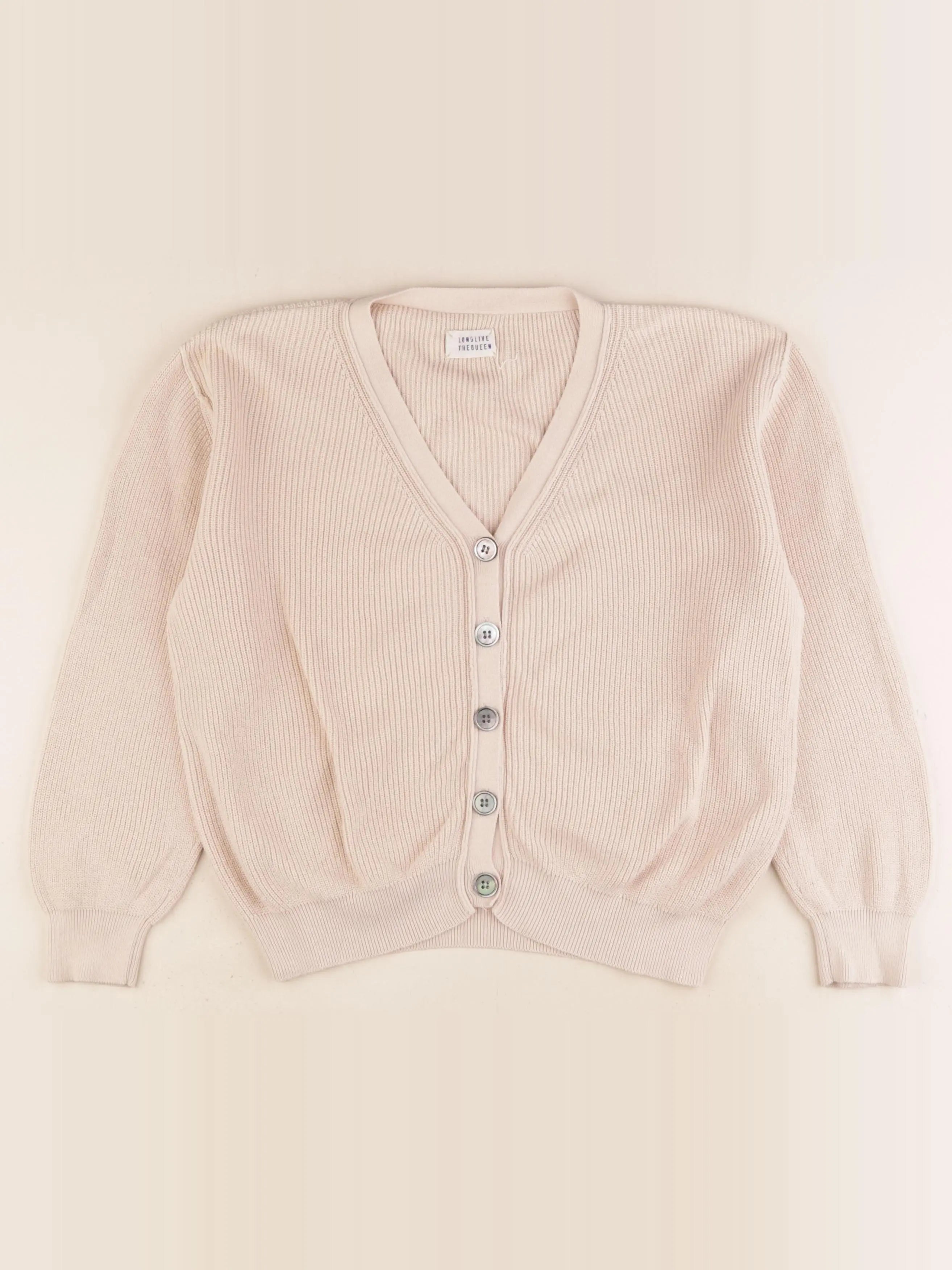 Longlivethequeen - gilet beige - 10 ans