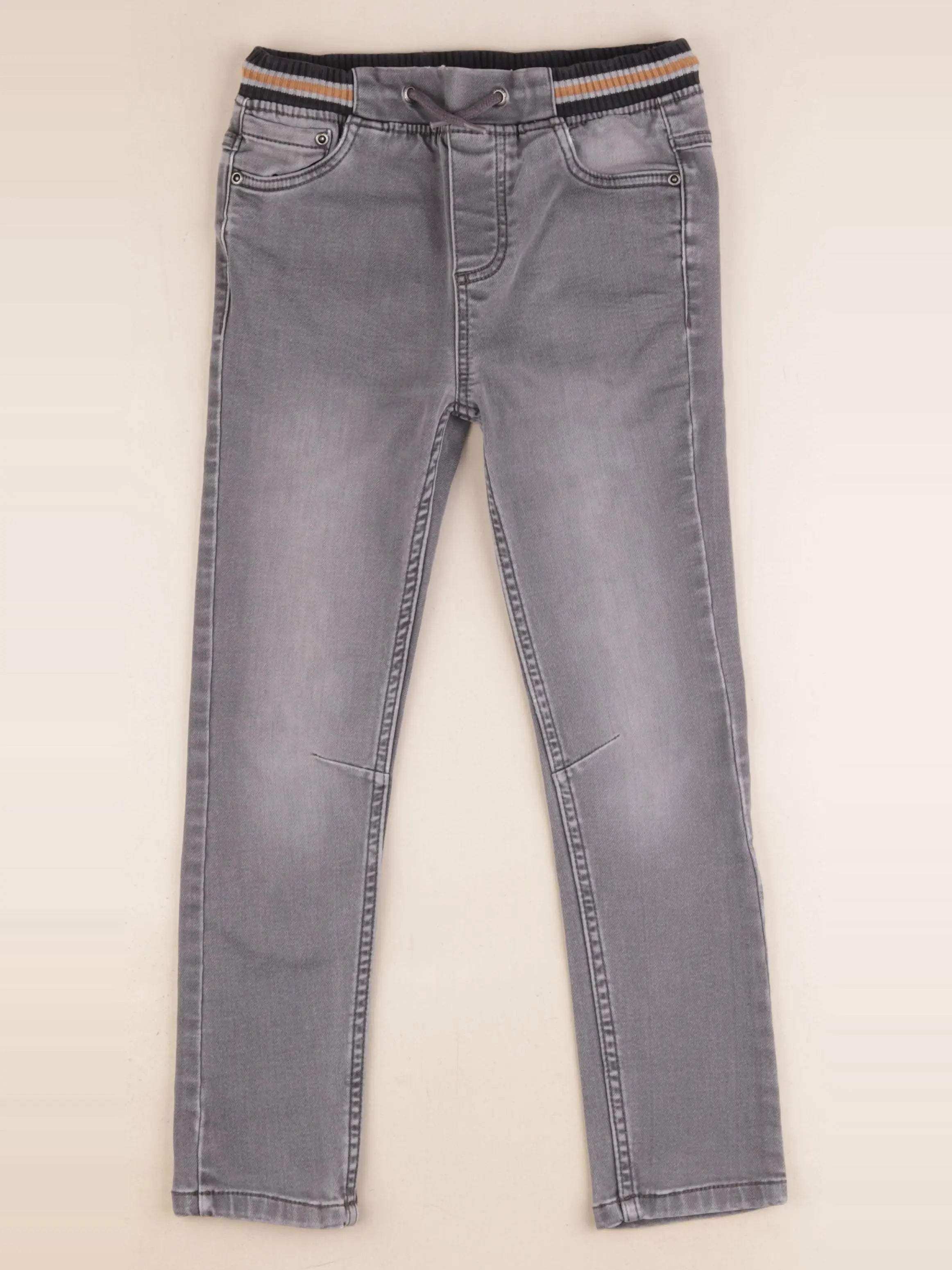 Vertbaudet - jean gris - 8 ans