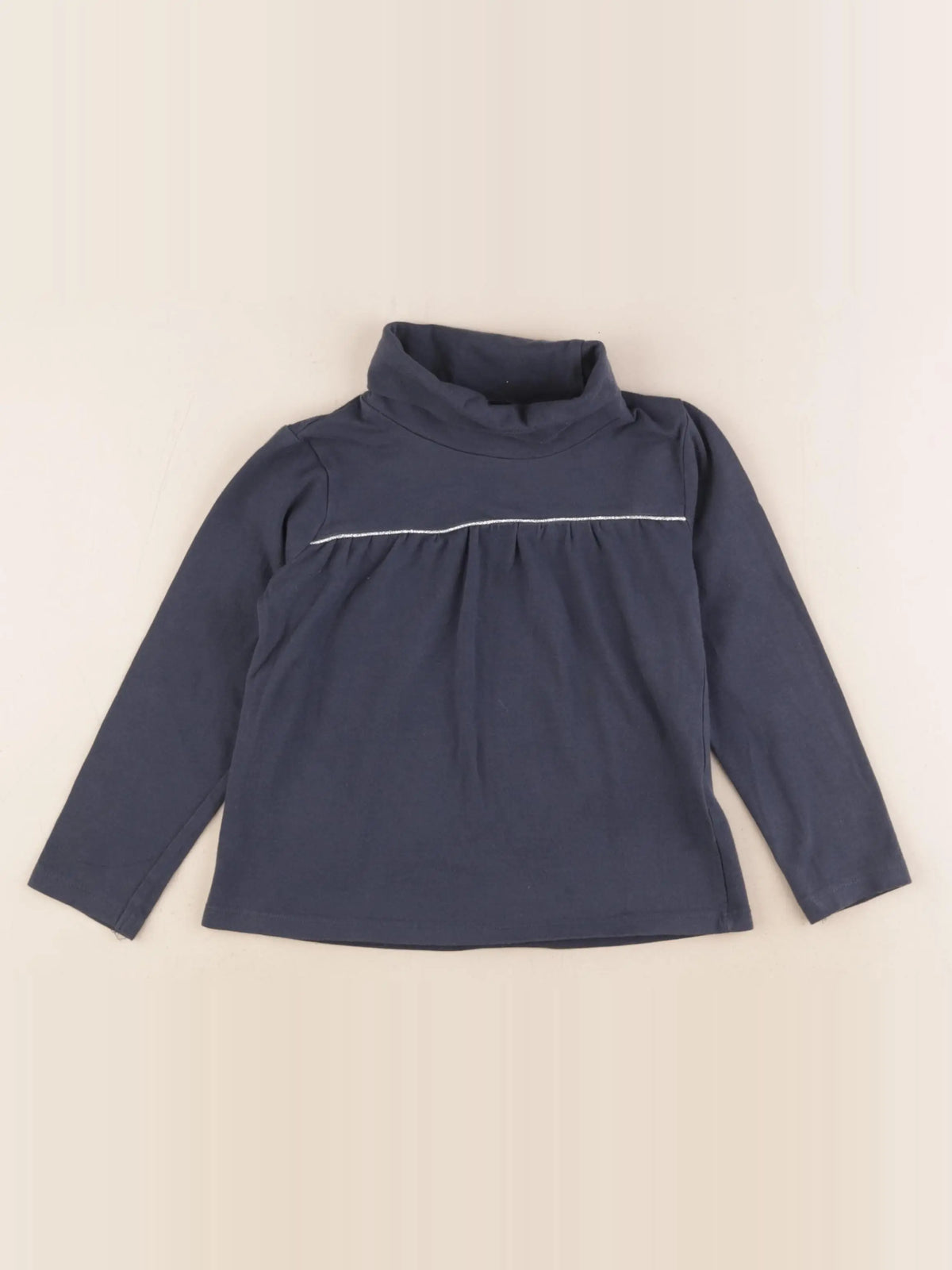Vertbaudet - sous-pull bleu - 5 ans