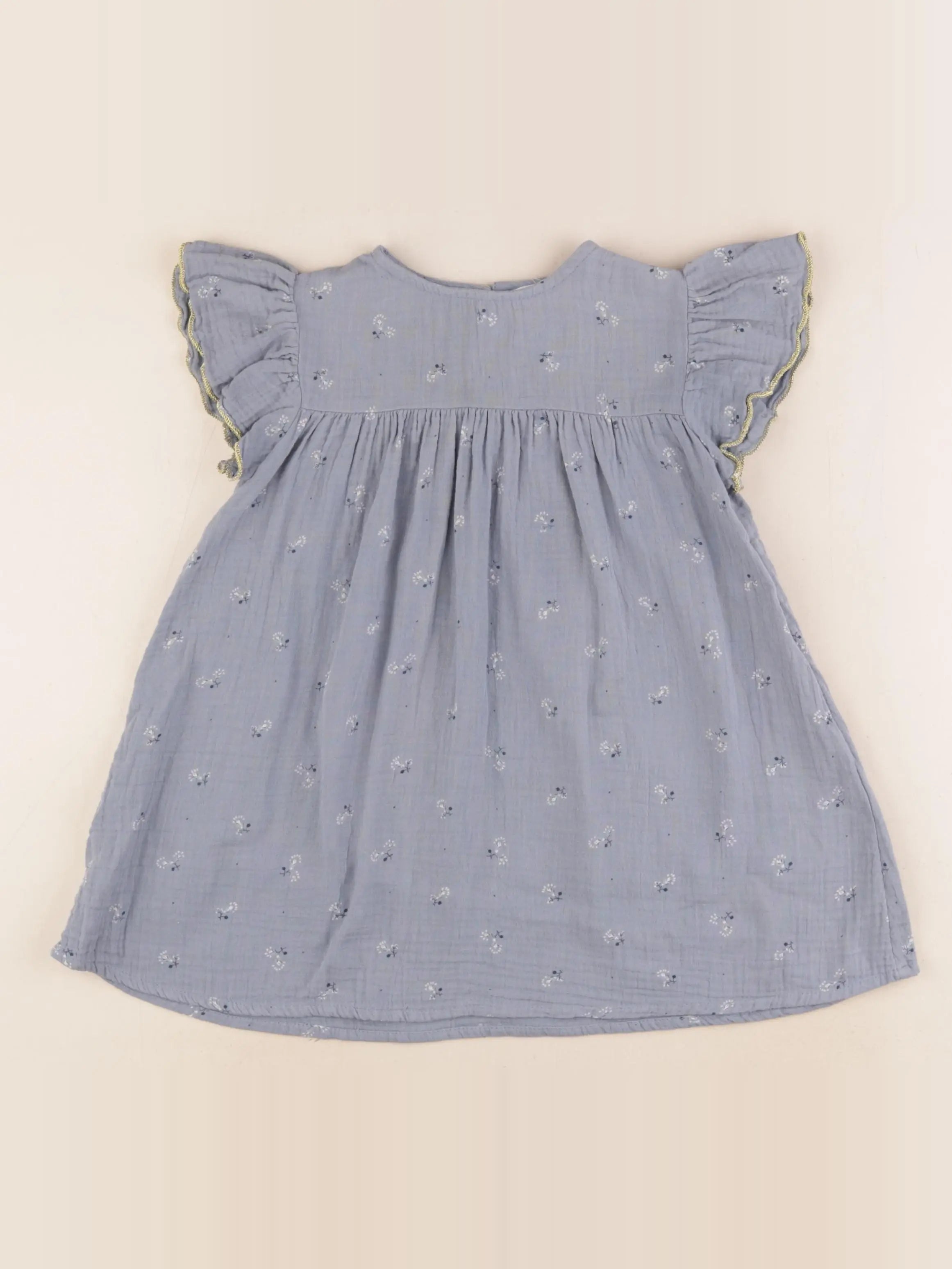 Vertbaudet - robe bleu - 3 ans