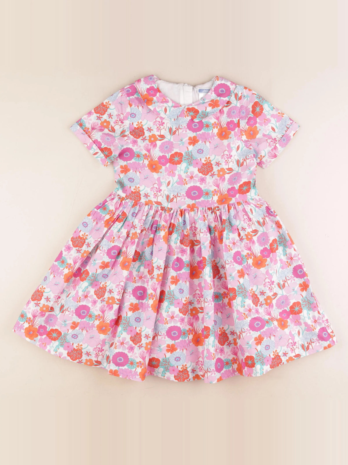 Jacadi - robe liberty multicolore - 8 ans
