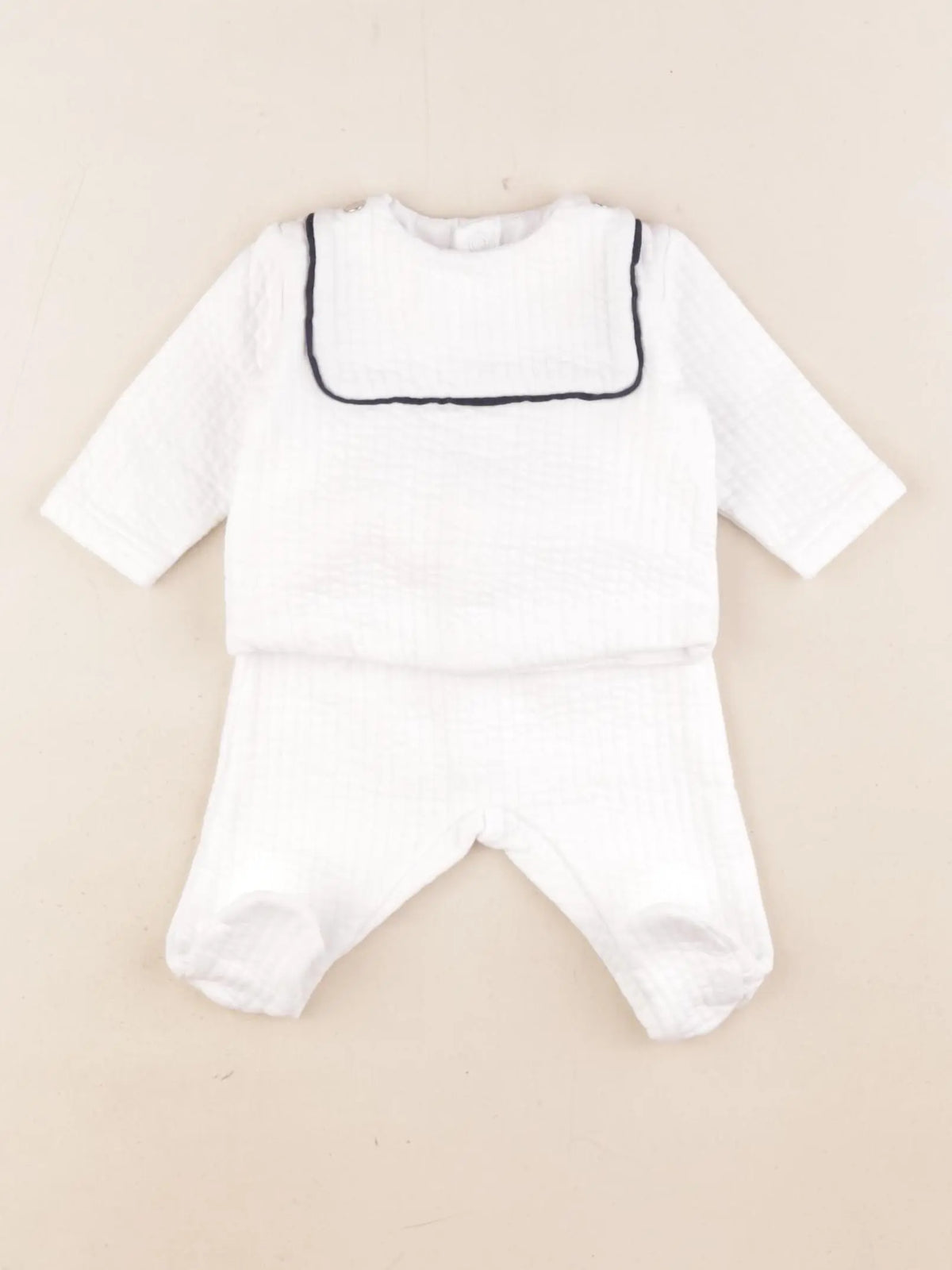 Jacadi - ensemble blanc - 1 mois