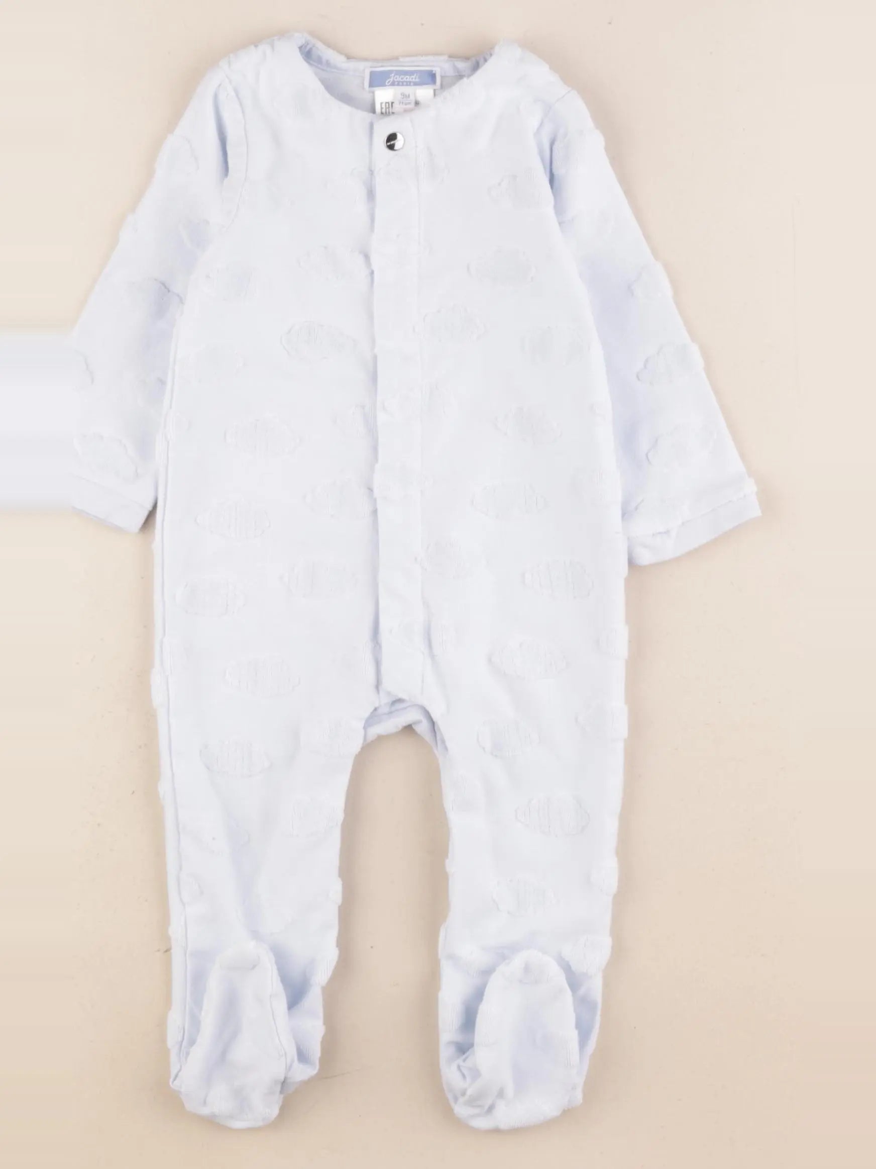 Jacadi - pyjama coton bleu - 9 mois