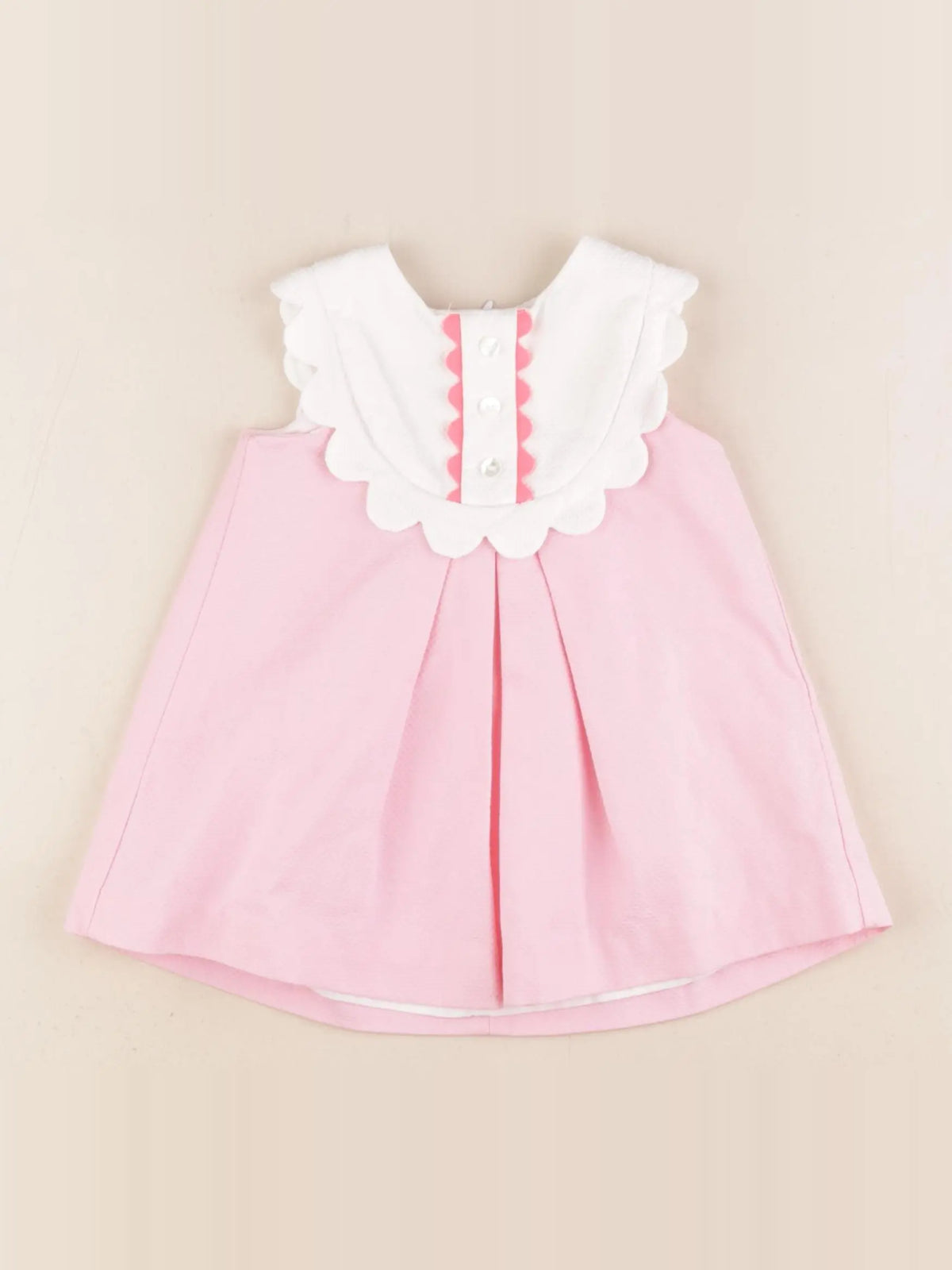 Jacadi - robe rose - 6 mois