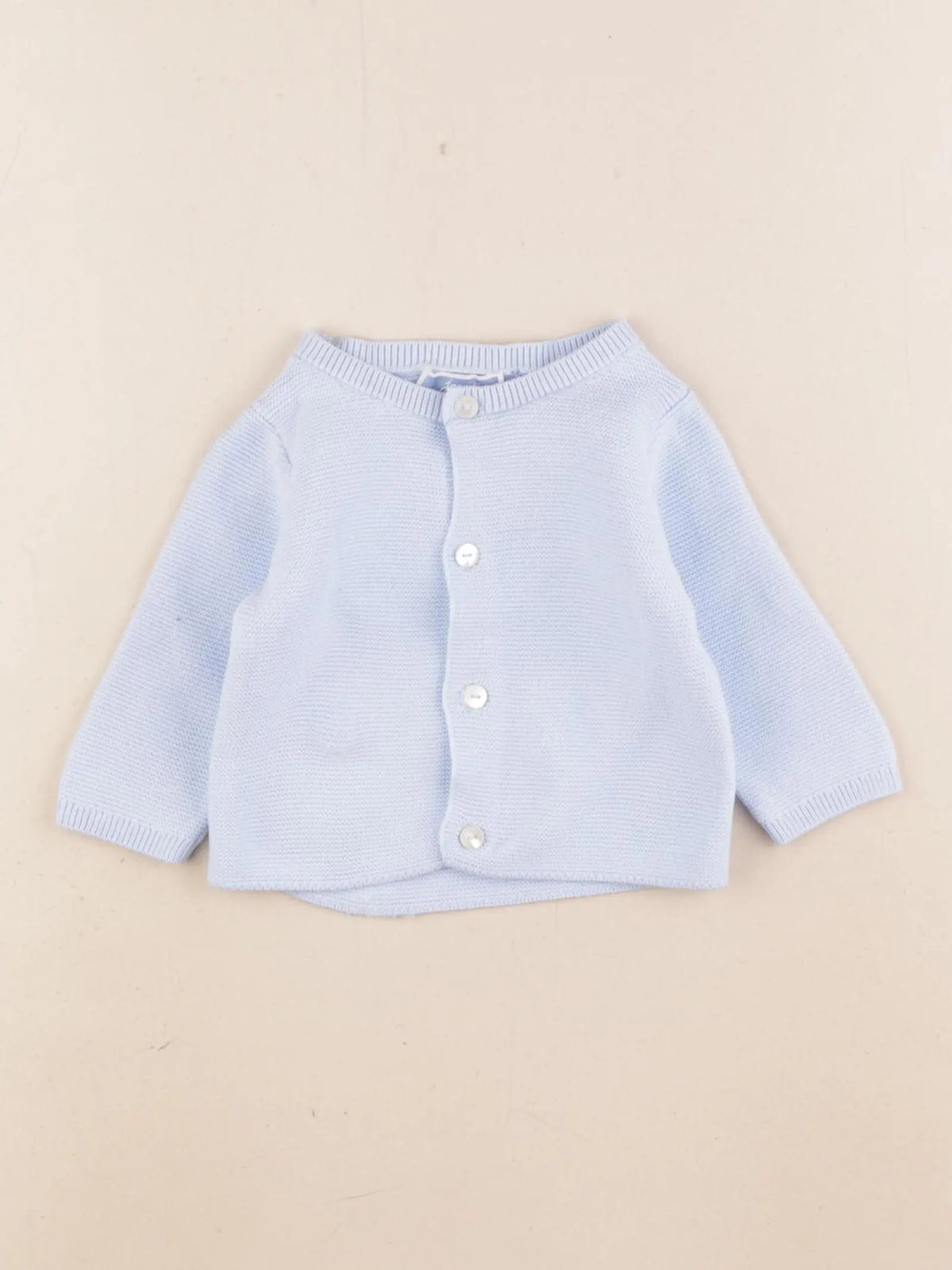 Jacadi - gilet bleu - 3 mois