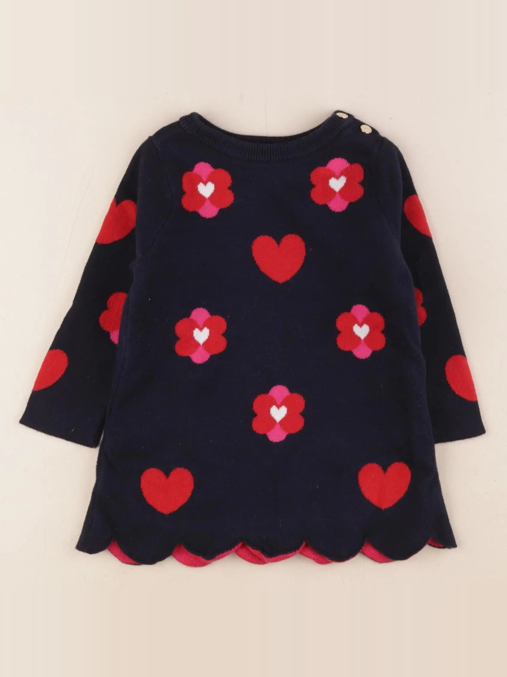 Jacadi - robe bleu - 12 mois
