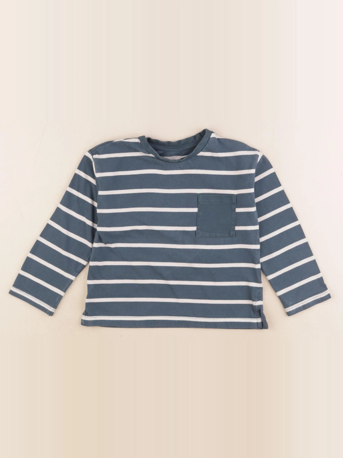 Vertbaudet - tee-shirt bleu - 4 ans