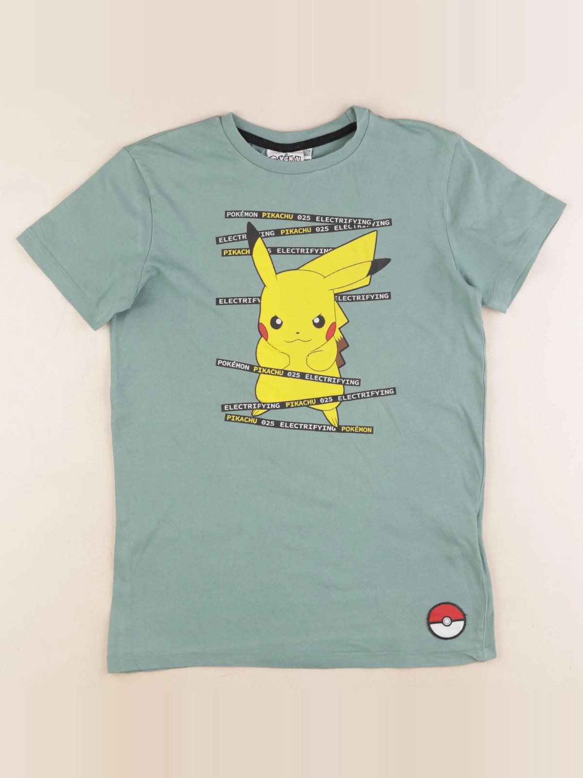 Vertbaudet - tee-shirt vert - 12 ans