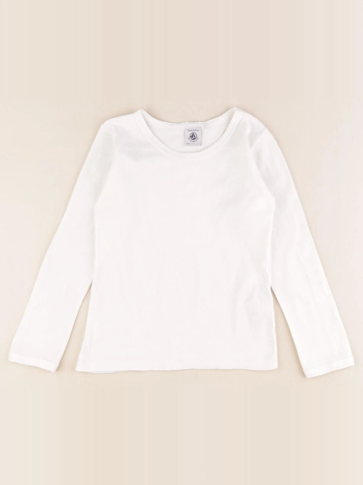 Petit Bateau - maillot de corps blanc - 5 ans