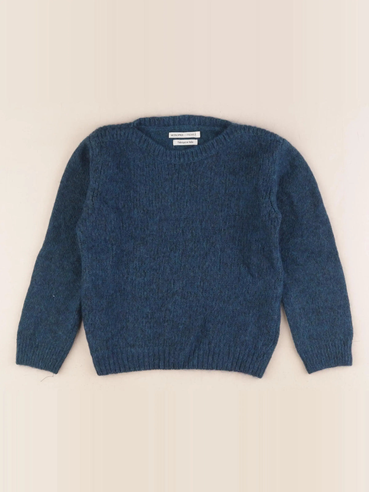 Monoprix - pull bleu - 6 ans